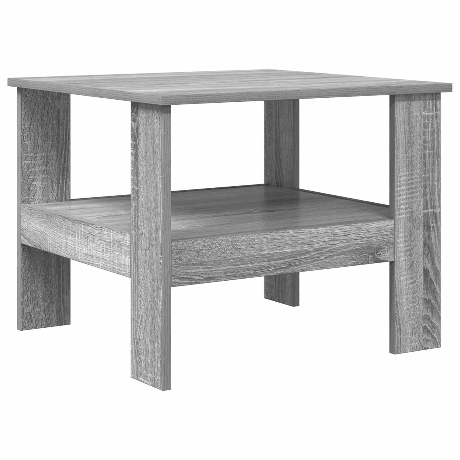Salontafel Grijs Sonoma 57 x 55 x 45 cm Bewerkt hout is nu te koop bij PeponiXL, paradijselijk wonen!