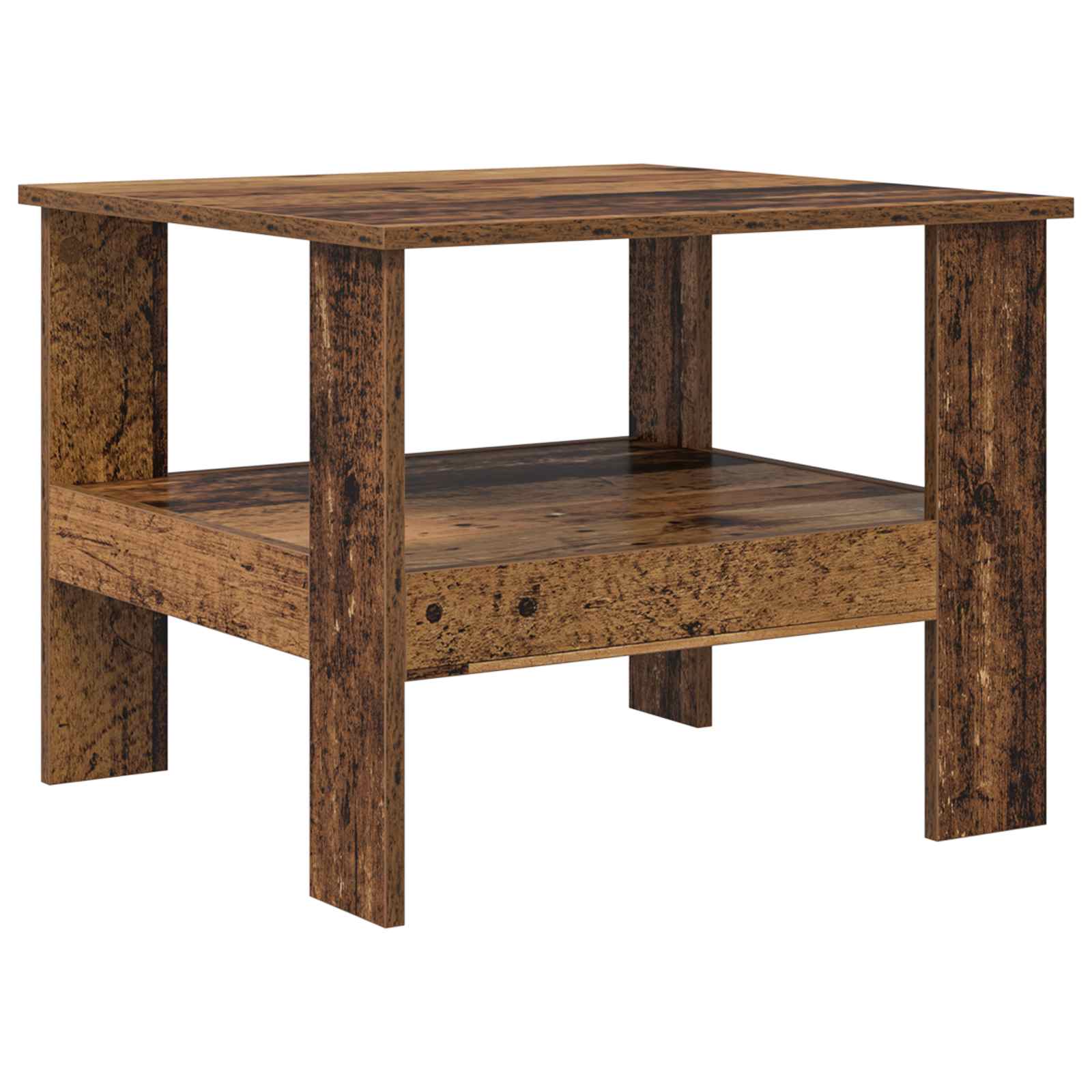 Salontafel Oudhout 57 x 55 x 45 cm Bewerkt hout is nu te koop bij PeponiXL, paradijselijk wonen!
