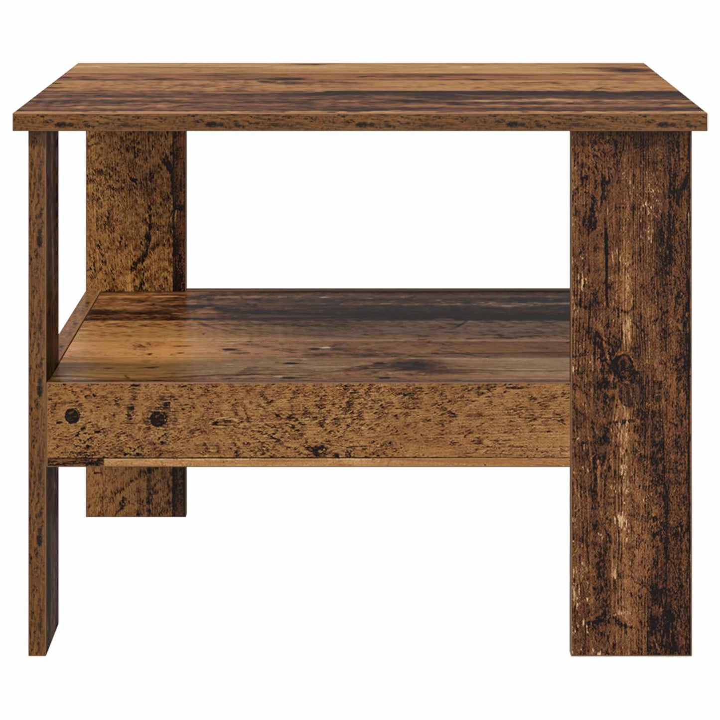 Salontafel Oudhout 57 x 55 x 45 cm Bewerkt hout is nu te koop bij PeponiXL, paradijselijk wonen!