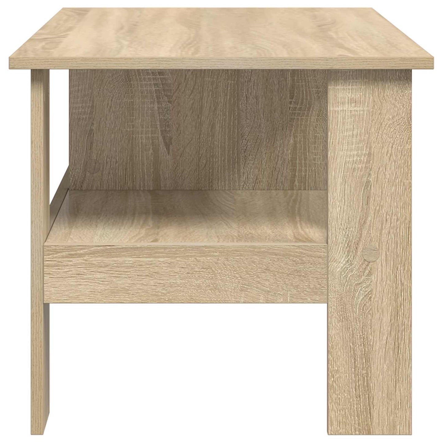 Salontafel Sonoma Eiken 90 x 50 x 45 cm Bewerkt hout is nu te koop bij PeponiXL, paradijselijk wonen!