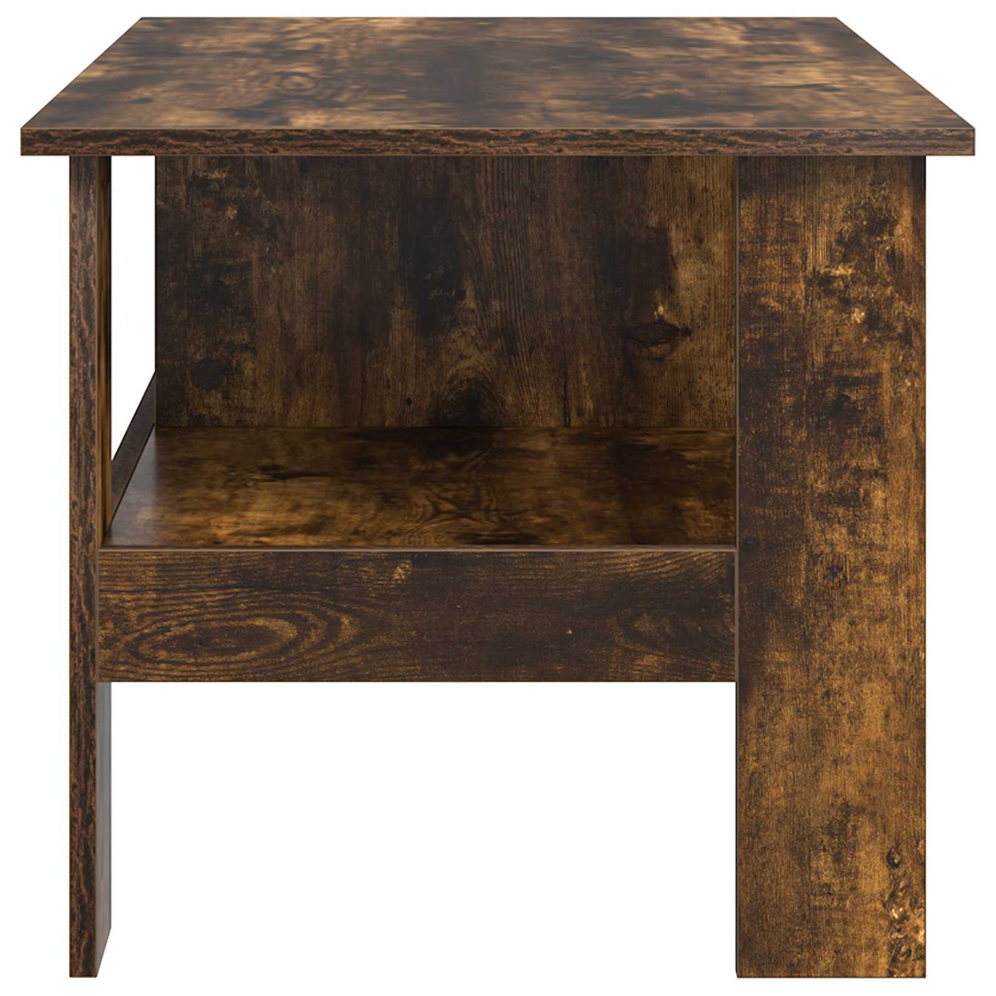 Salontafel Gerookt eiken 90 x 50 x 45 cm Bewerkt hout is nu te koop bij PeponiXL, paradijselijk wonen!
