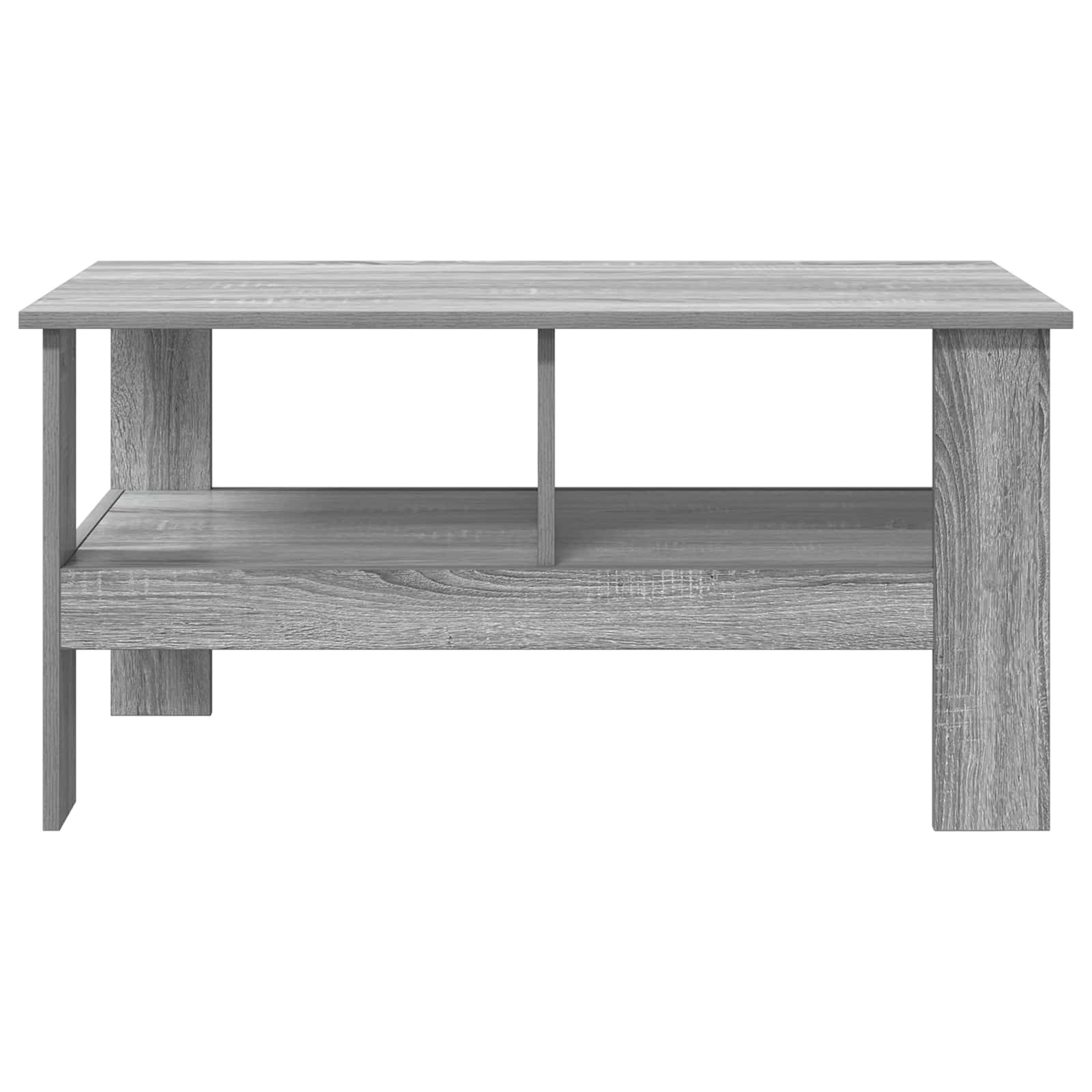 Salontafel Grijs Sonoma 90 x 50 x 45 cm Bewerkt hout is nu te koop bij PeponiXL, paradijselijk wonen!