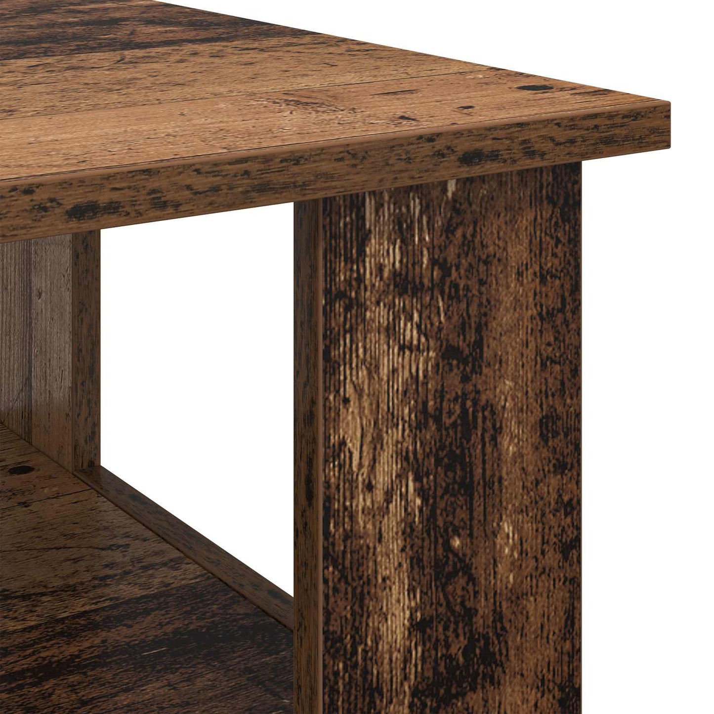 Salontafel Oudhout 90 x 50 x 45 cm Bewerkt hout is nu te koop bij PeponiXL, paradijselijk wonen!