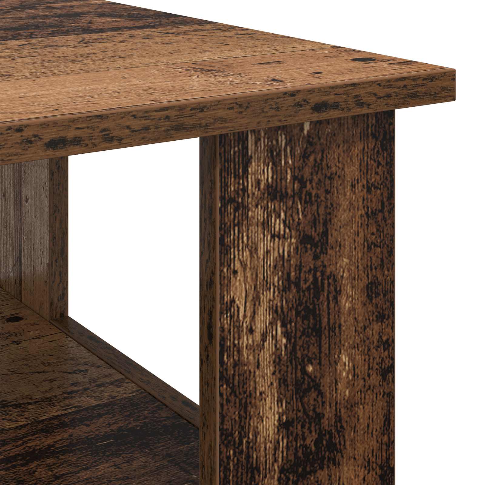 Salontafel Oudhout 90 x 50 x 45 cm Bewerkt hout is nu te koop bij PeponiXL, paradijselijk wonen!