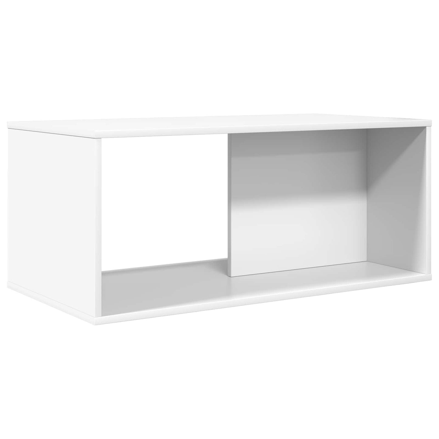Koffietafel Set 2 pcs Wit Bewerkt hout is nu te koop bij PeponiXL, paradijselijk wonen!