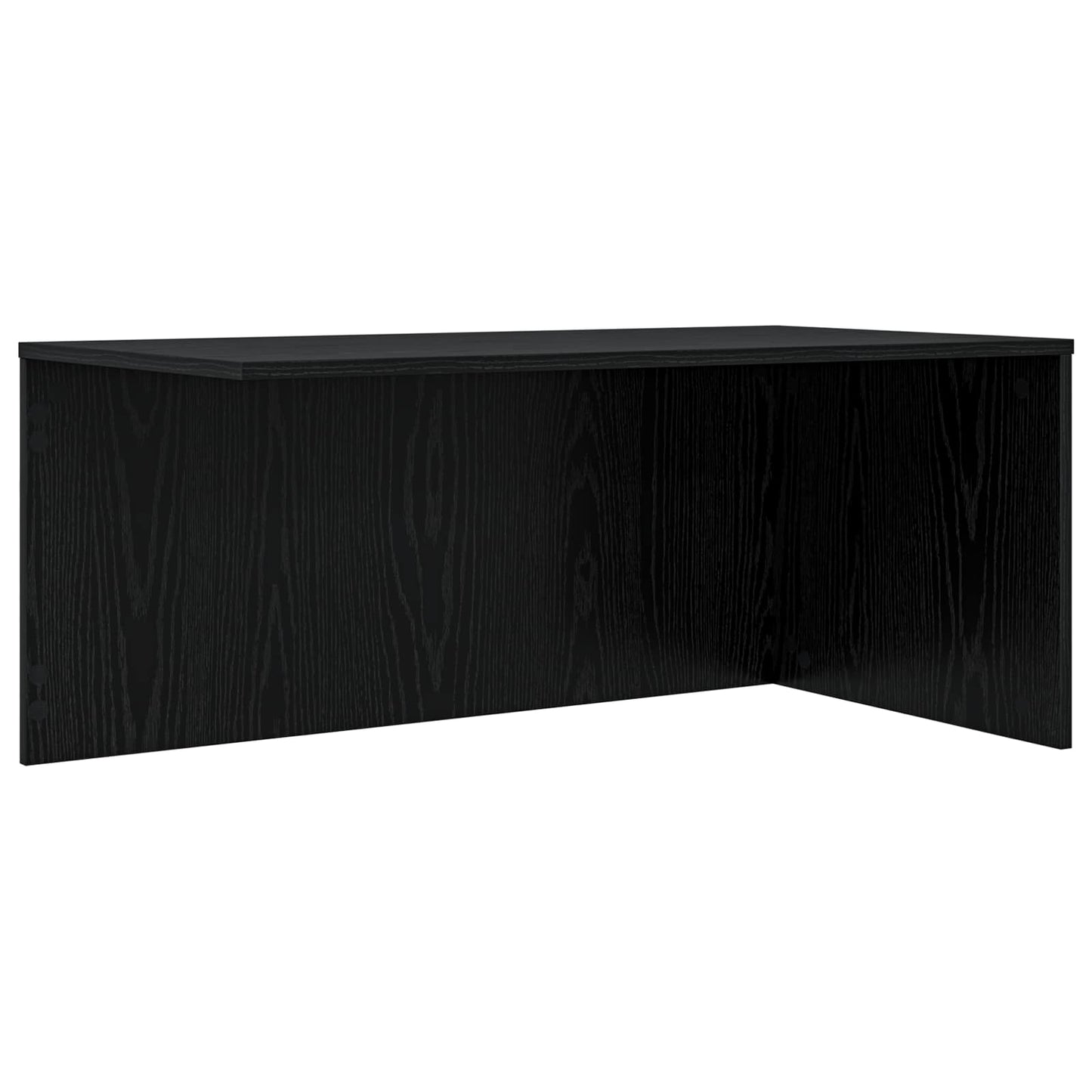 Koffietafel Set 2 pcs Zwart Eiken Bewerkt hout is nu te koop bij PeponiXL, paradijselijk wonen!