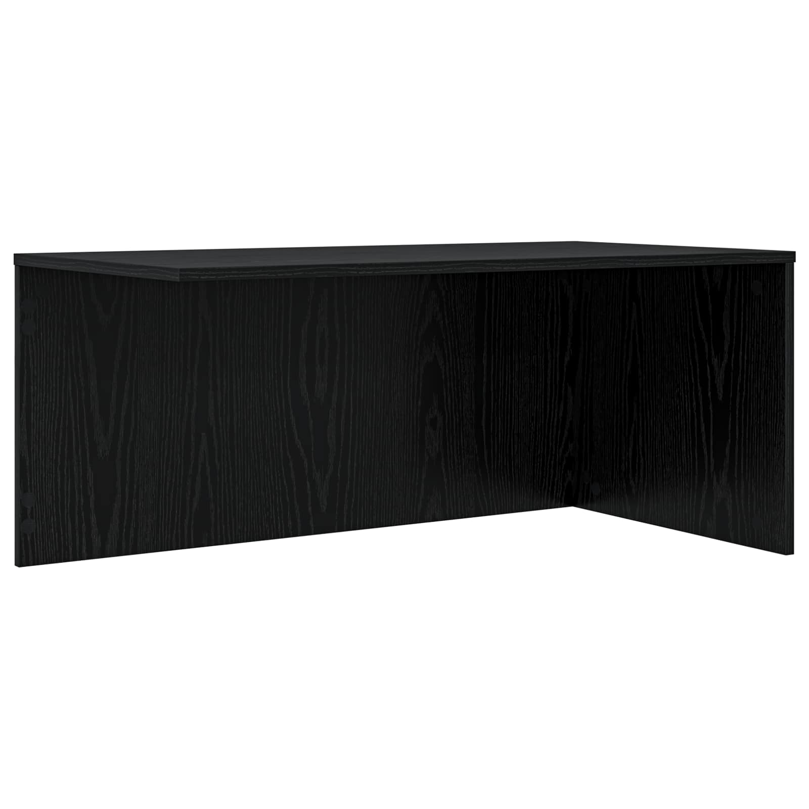 Koffietafel Set 2 pcs Zwart Eiken Bewerkt hout is nu te koop bij PeponiXL, paradijselijk wonen!