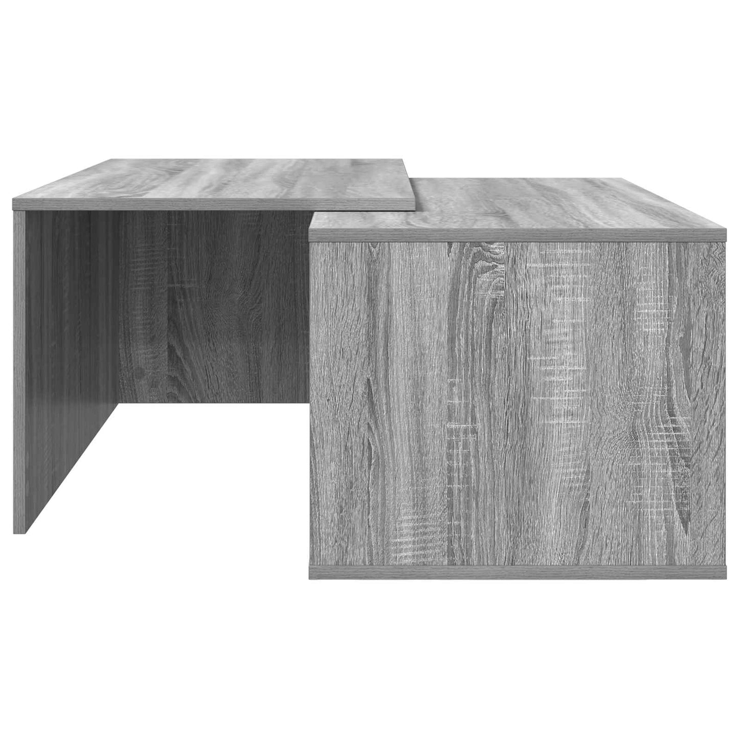 Koffietafel Set 2 pcs Grijs Sonoma Bewerkt hout is nu te koop bij PeponiXL, paradijselijk wonen!