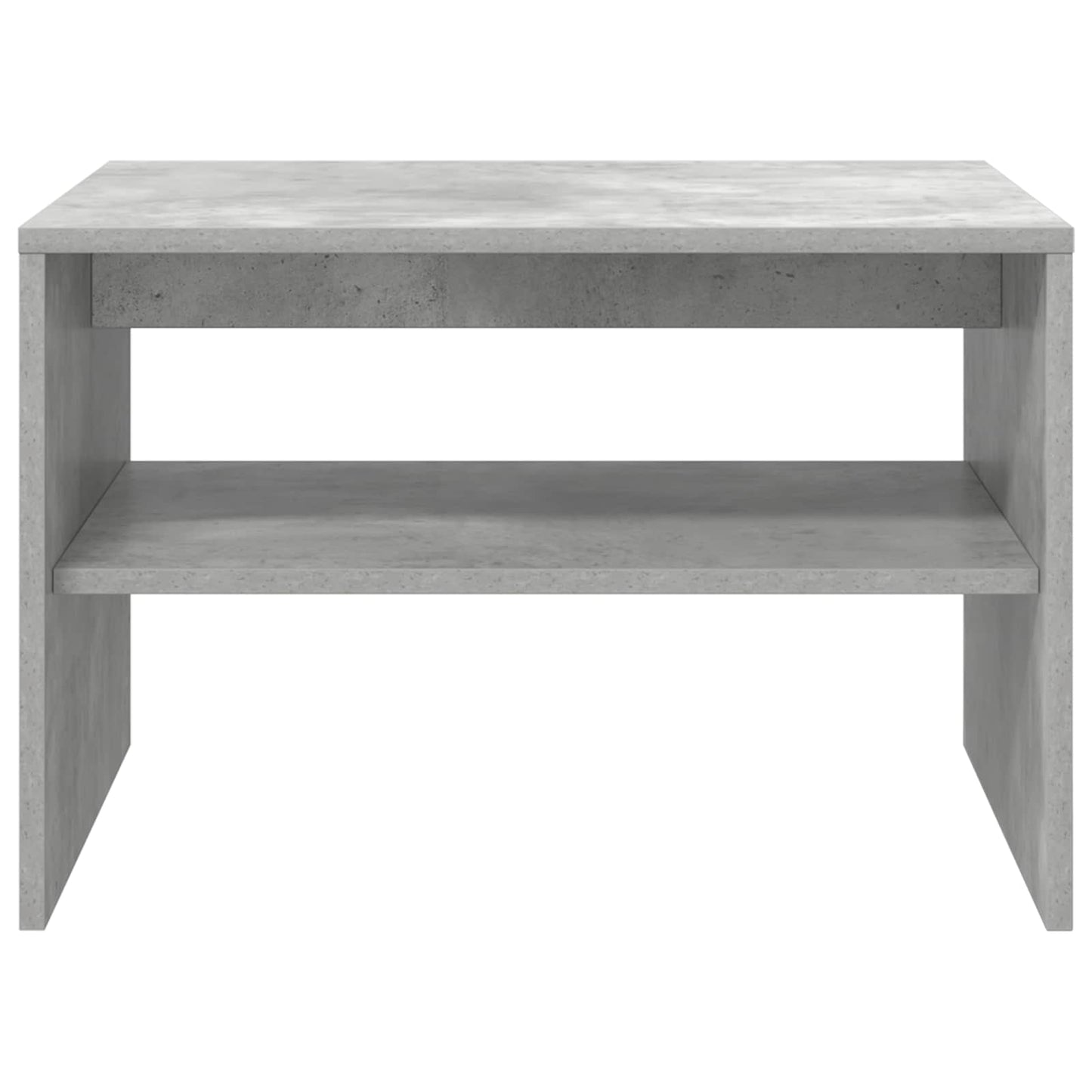 Salontafel Beton Grijs 60 x 50 x 40 cm Bewerkt hout is nu te koop bij PeponiXL, paradijselijk wonen!