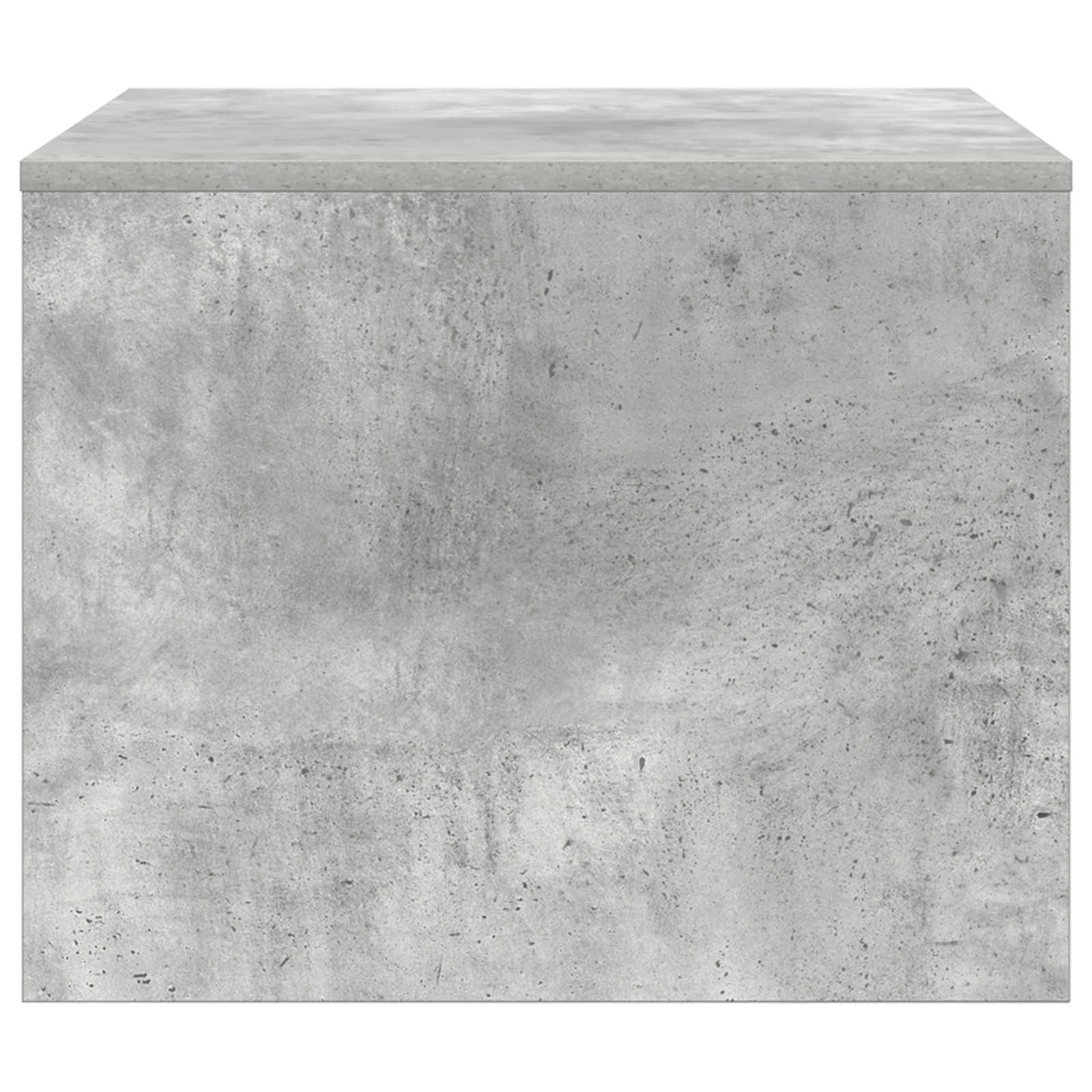 Salontafel Beton Grijs 60 x 50 x 40 cm Bewerkt hout is nu te koop bij PeponiXL, paradijselijk wonen!