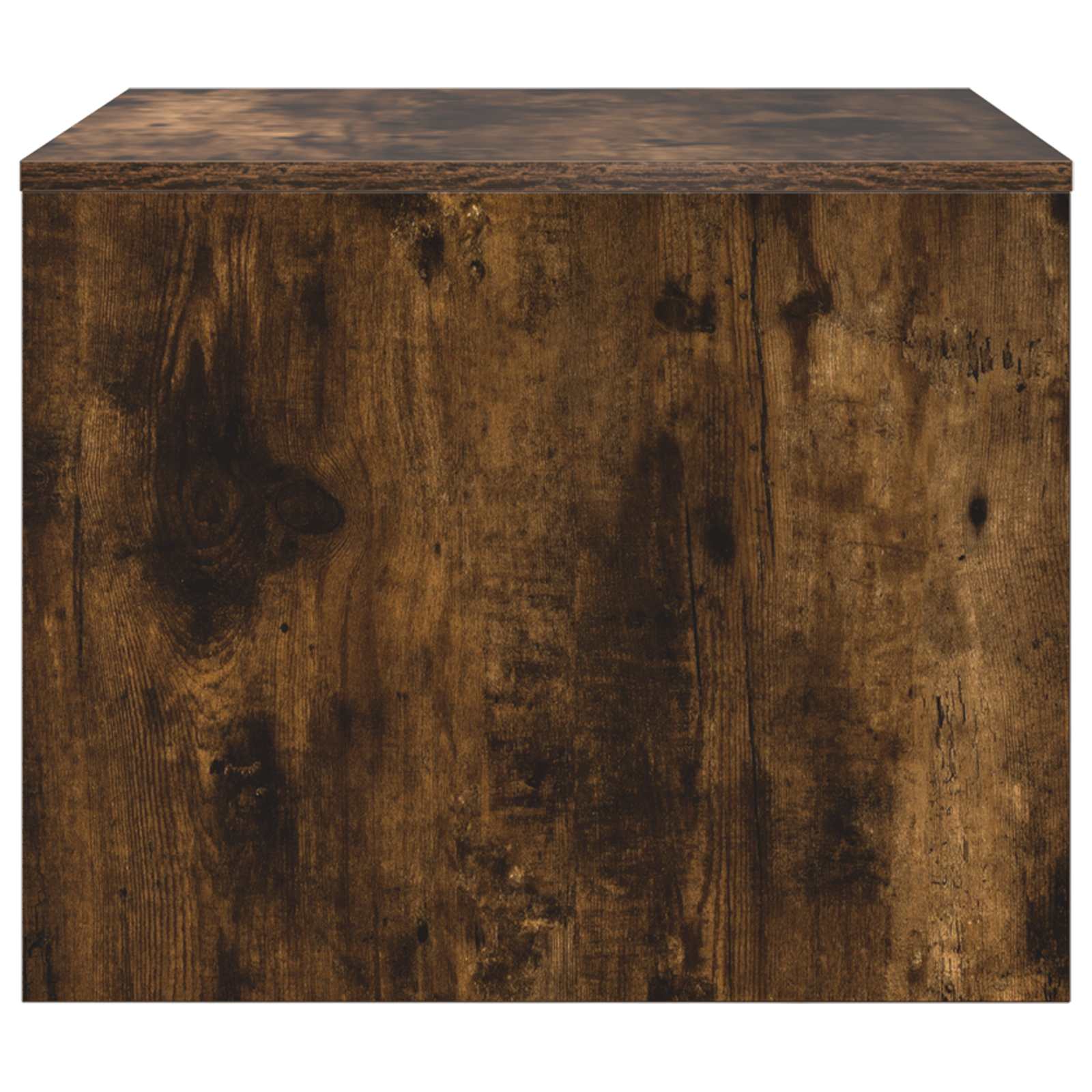 Salontafel Gerookt eiken 60 x 50 x 40 cm Bewerkt hout is nu te koop bij PeponiXL, paradijselijk wonen!
