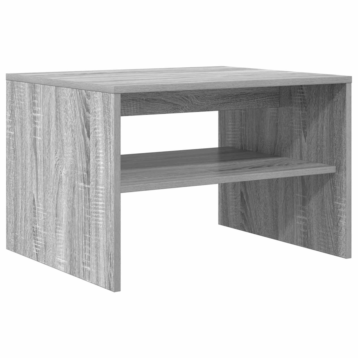 Salontafel Grijs Sonoma 60 x 50 x 40 cm Bewerkt hout is nu te koop bij PeponiXL, paradijselijk wonen!