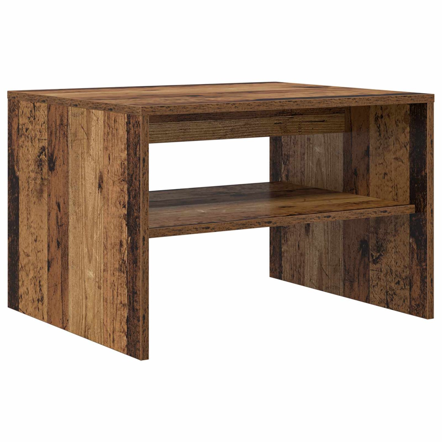 Salontafel Oudhout 60 x 50 x 40 cm Bewerkt hout is nu te koop bij PeponiXL, paradijselijk wonen!