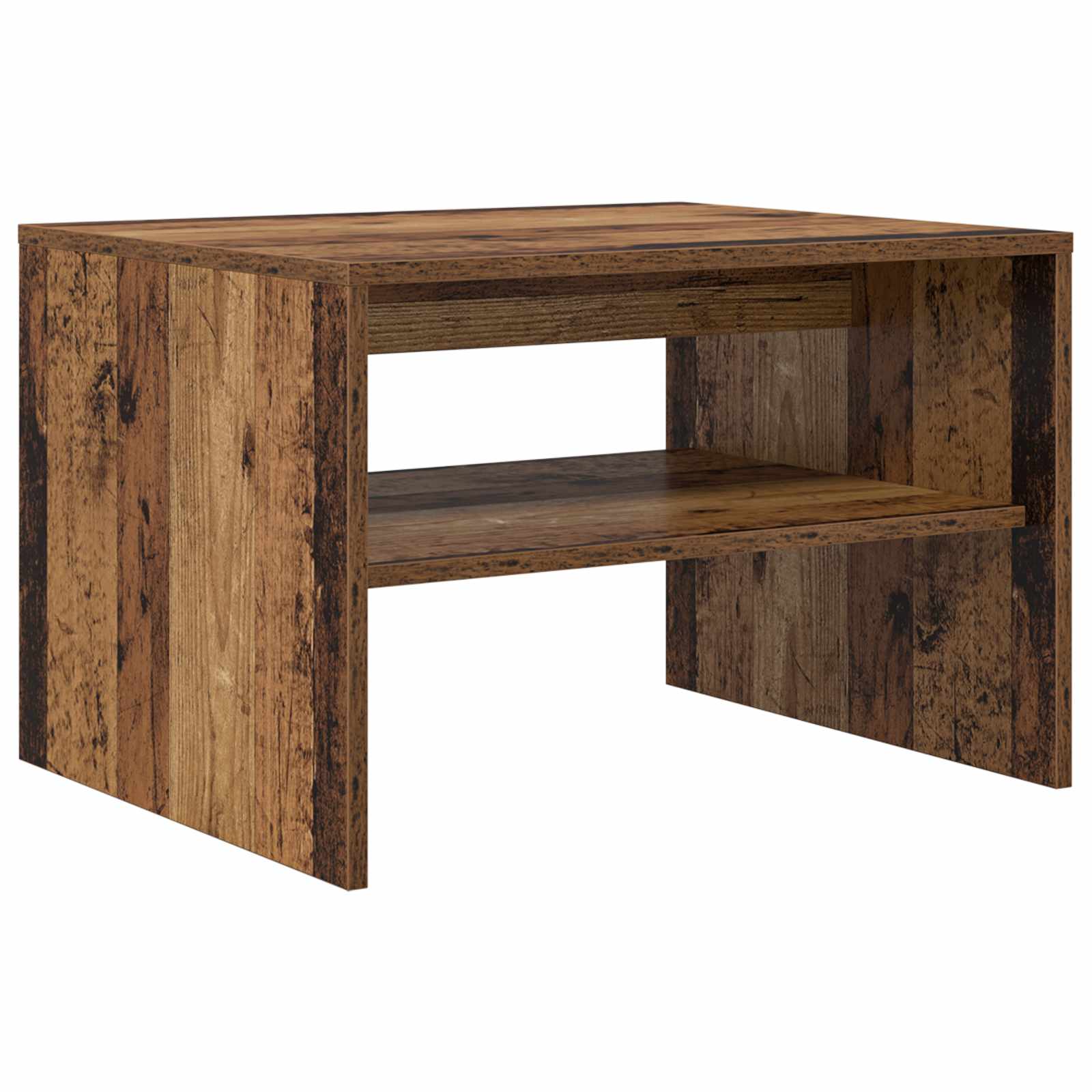 Salontafel Oudhout 60 x 50 x 40 cm Bewerkt hout is nu te koop bij PeponiXL, paradijselijk wonen!