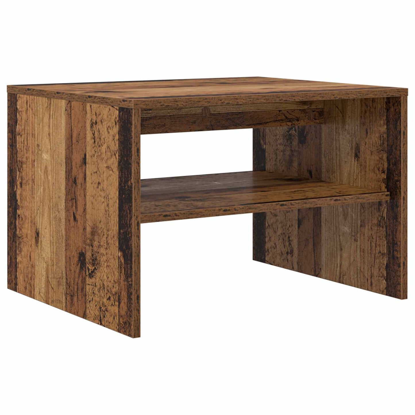 Salontafel Oudhout 60 x 50 x 40 cm Bewerkt hout is nu te koop bij PeponiXL, paradijselijk wonen!