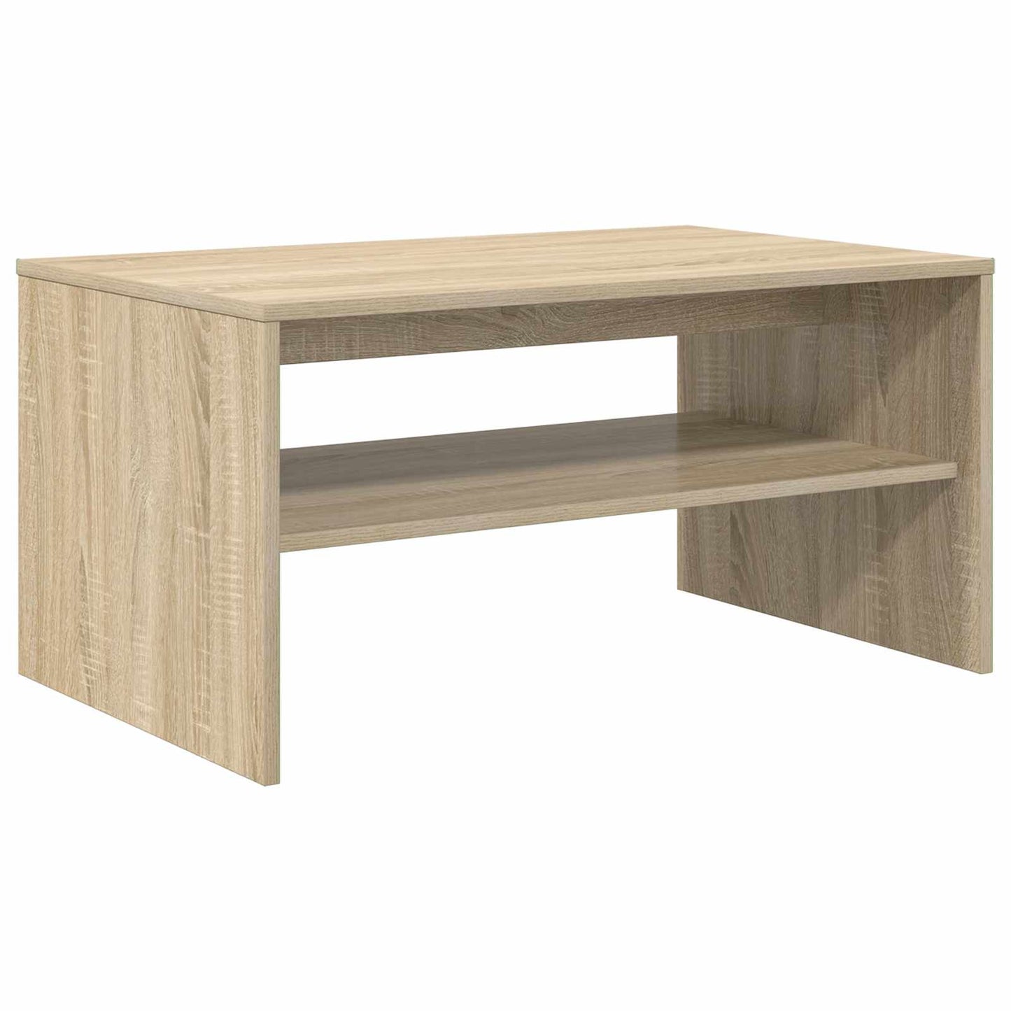 Salontafel Sonoma Eiken 80 x 50 x 40 cm Bewerkt hout is nu te koop bij PeponiXL, paradijselijk wonen!
