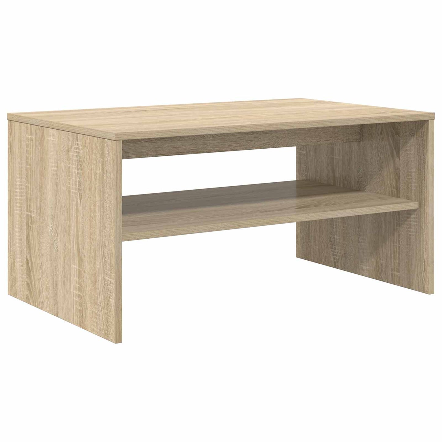 Salontafel Sonoma Eiken 80 x 50 x 40 cm Bewerkt hout is nu te koop bij PeponiXL, paradijselijk wonen!