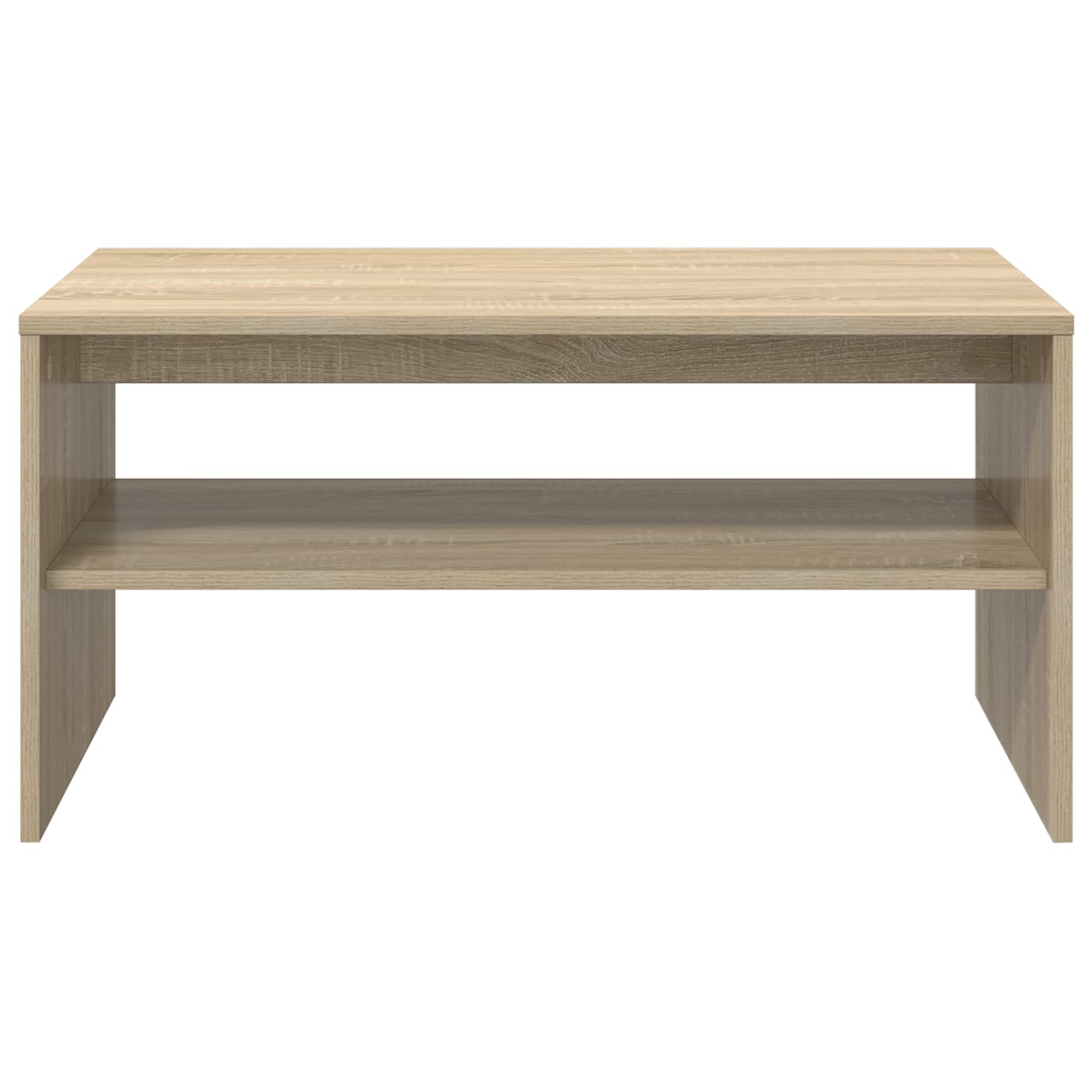 Salontafel Sonoma Eiken 80 x 50 x 40 cm Bewerkt hout is nu te koop bij PeponiXL, paradijselijk wonen!