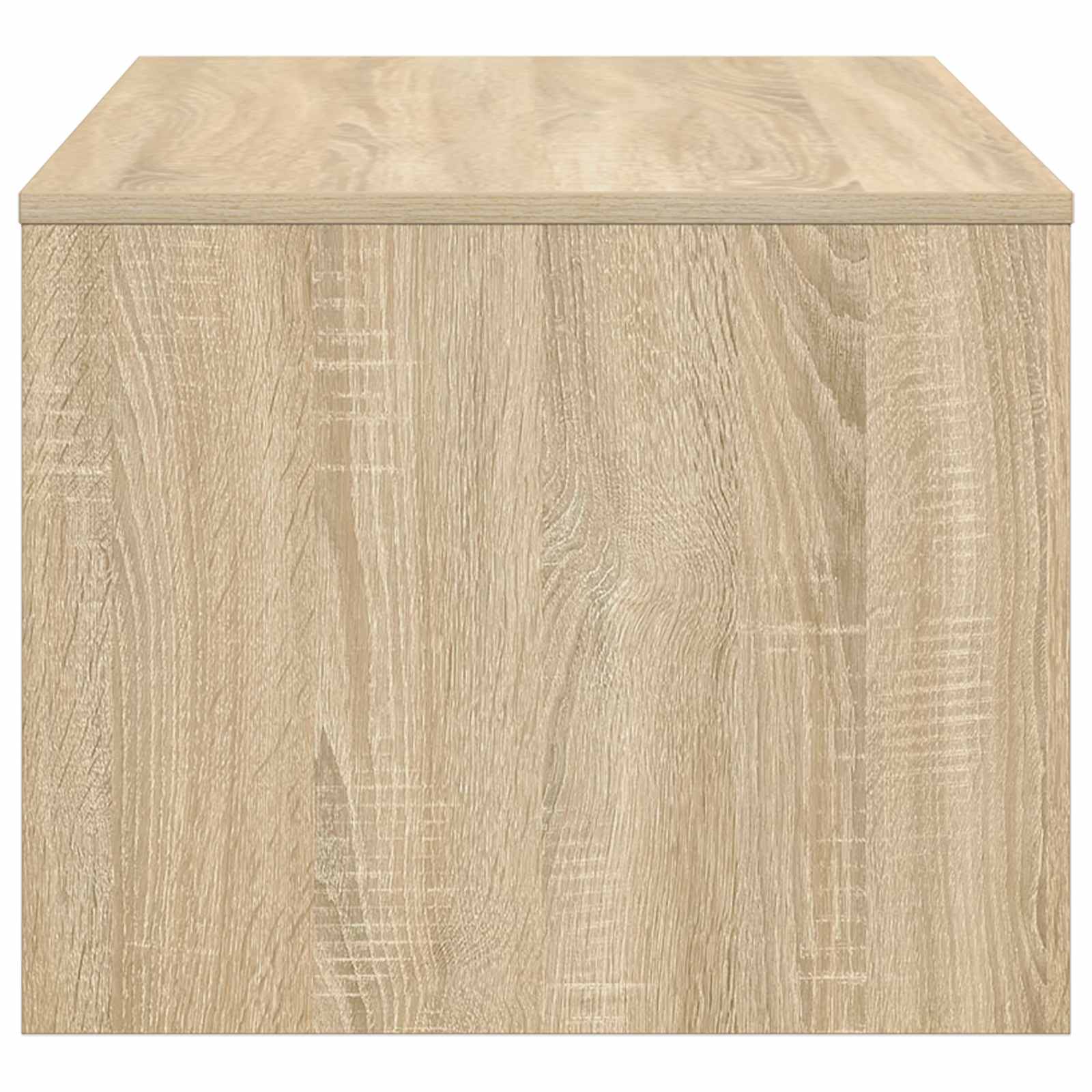 Salontafel Sonoma Eiken 80 x 50 x 40 cm Bewerkt hout is nu te koop bij PeponiXL, paradijselijk wonen!