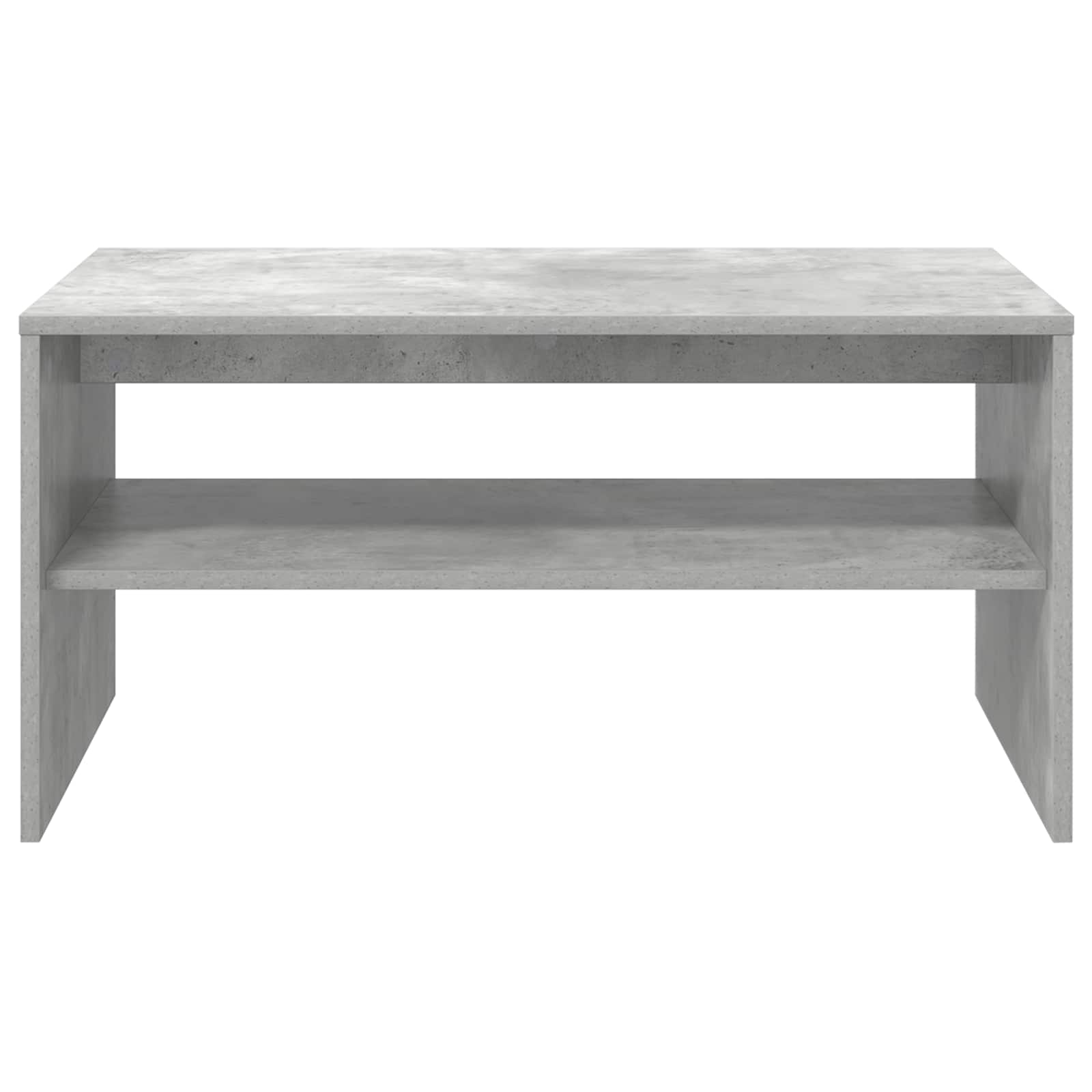 Salontafel Beton Grijs 80 x 50 x 40 cm Bewerkt hout is nu te koop bij PeponiXL, paradijselijk wonen!
