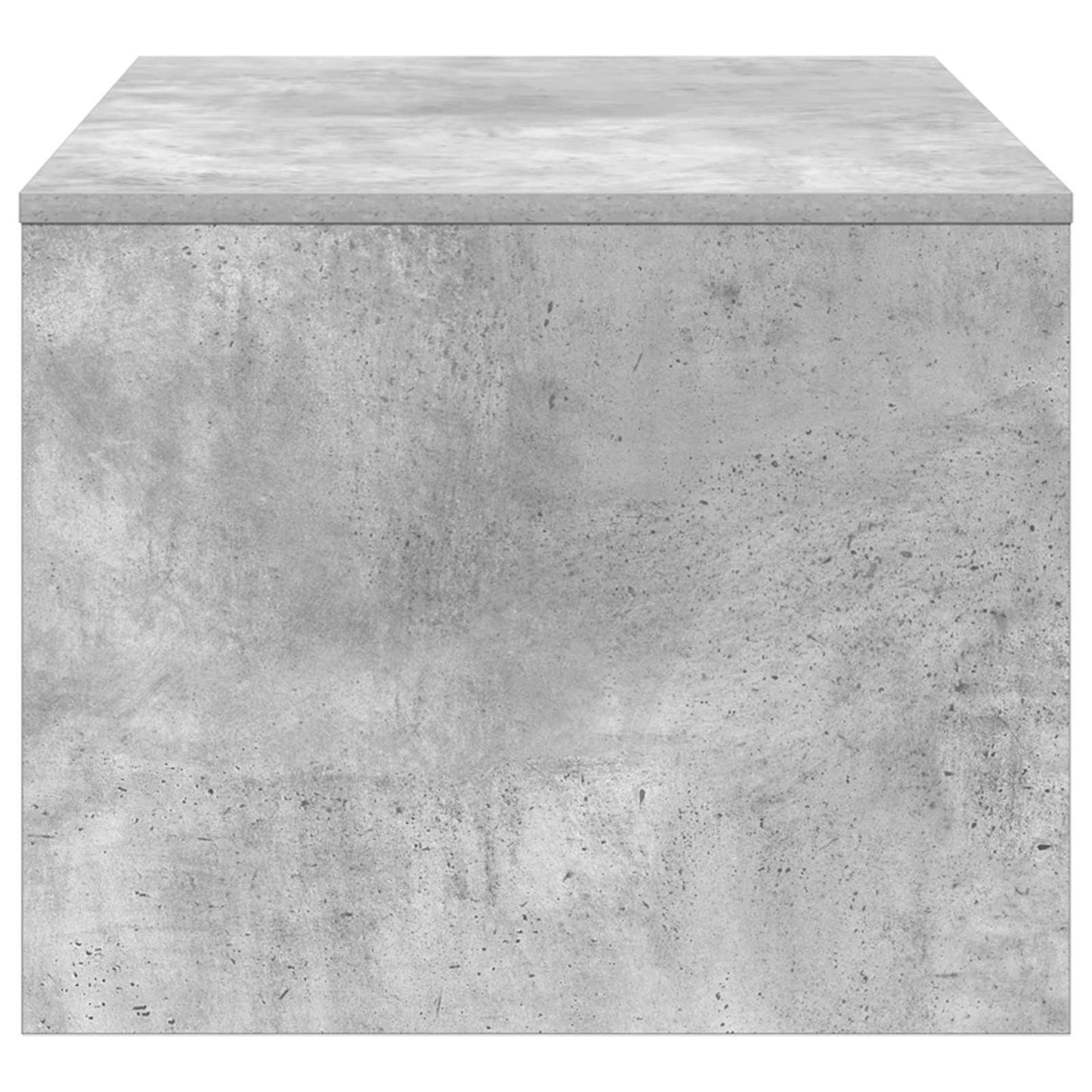 Salontafel Beton Grijs 80 x 50 x 40 cm Bewerkt hout is nu te koop bij PeponiXL, paradijselijk wonen!