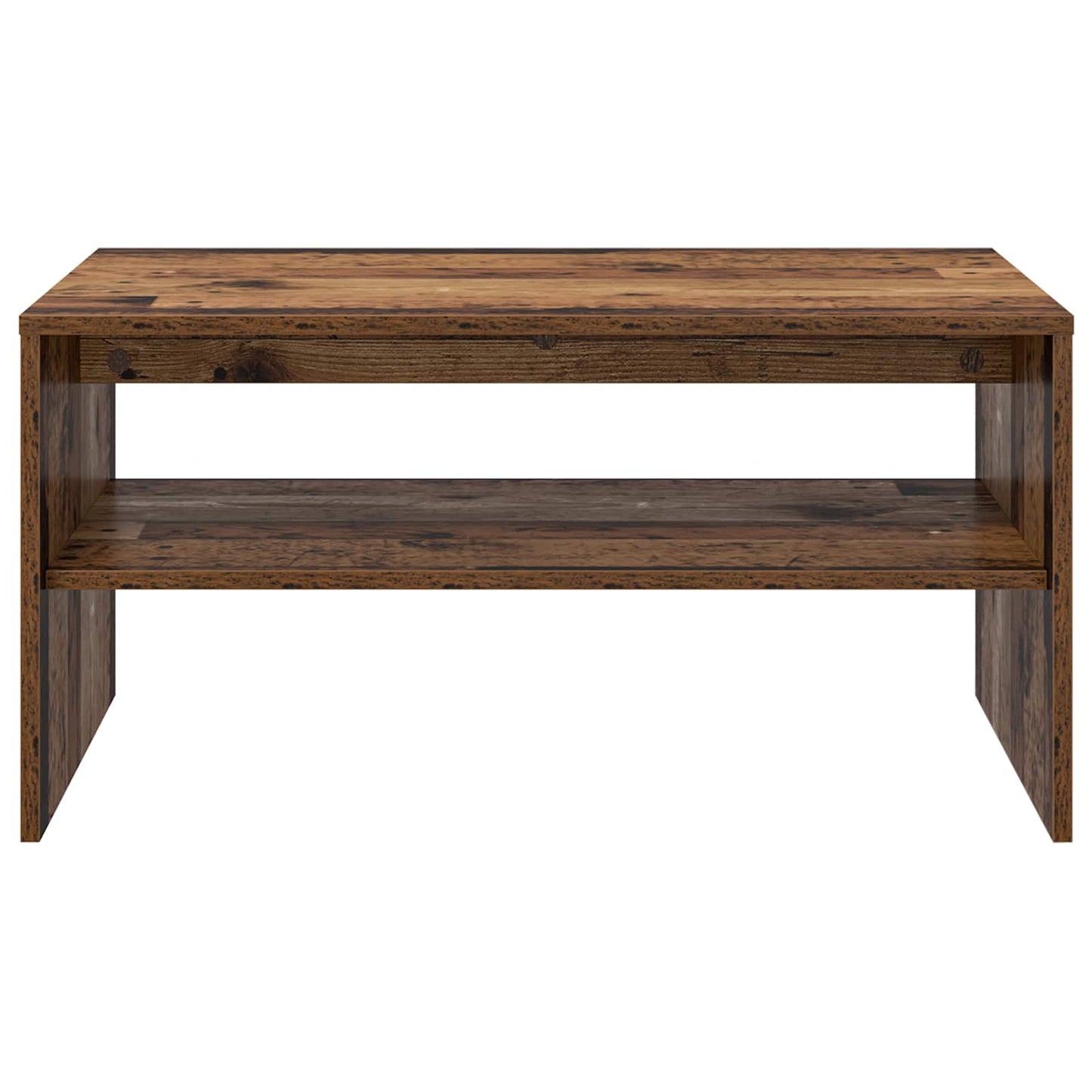 Salontafel Oudhout 80 x 50 x 40 cm Bewerkt hout is nu te koop bij PeponiXL, paradijselijk wonen!
