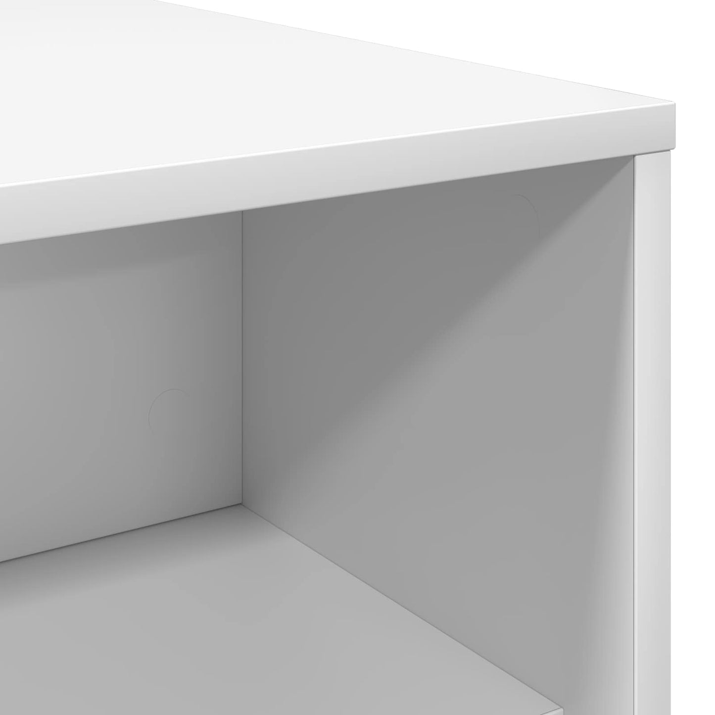Salontafel Wit 100 x 50 x 40 cm Bewerkt hout is nu te koop bij PeponiXL, paradijselijk wonen!
