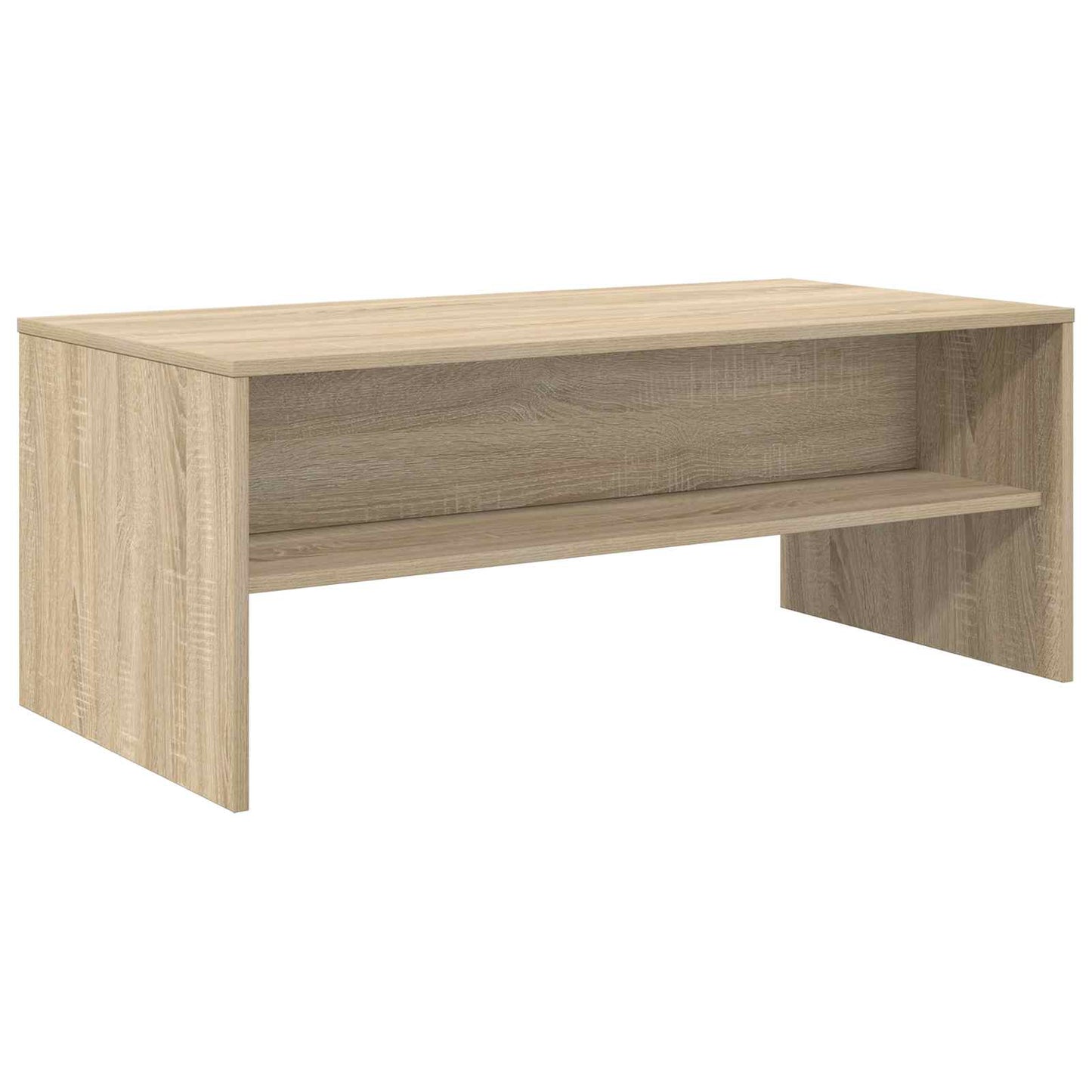 Salontafel Sonoma Eiken 100 x 50 x 40 cm Bewerkt hout is nu te koop bij PeponiXL, paradijselijk wonen!