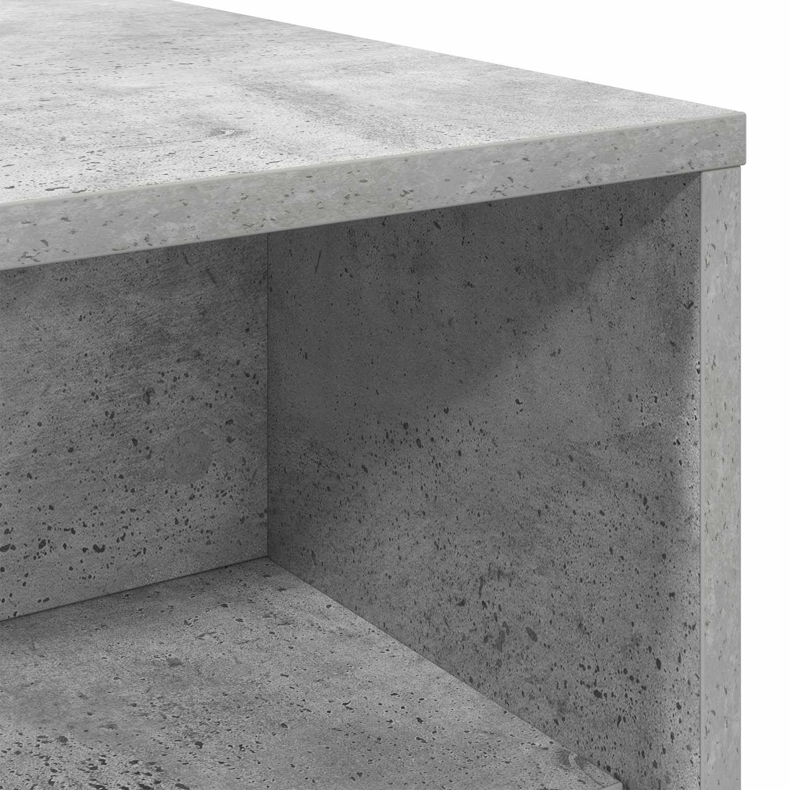 Salontafel Beton Grijs 100 x 50 x 40 cm Bewerkt hout is nu te koop bij PeponiXL, paradijselijk wonen!
