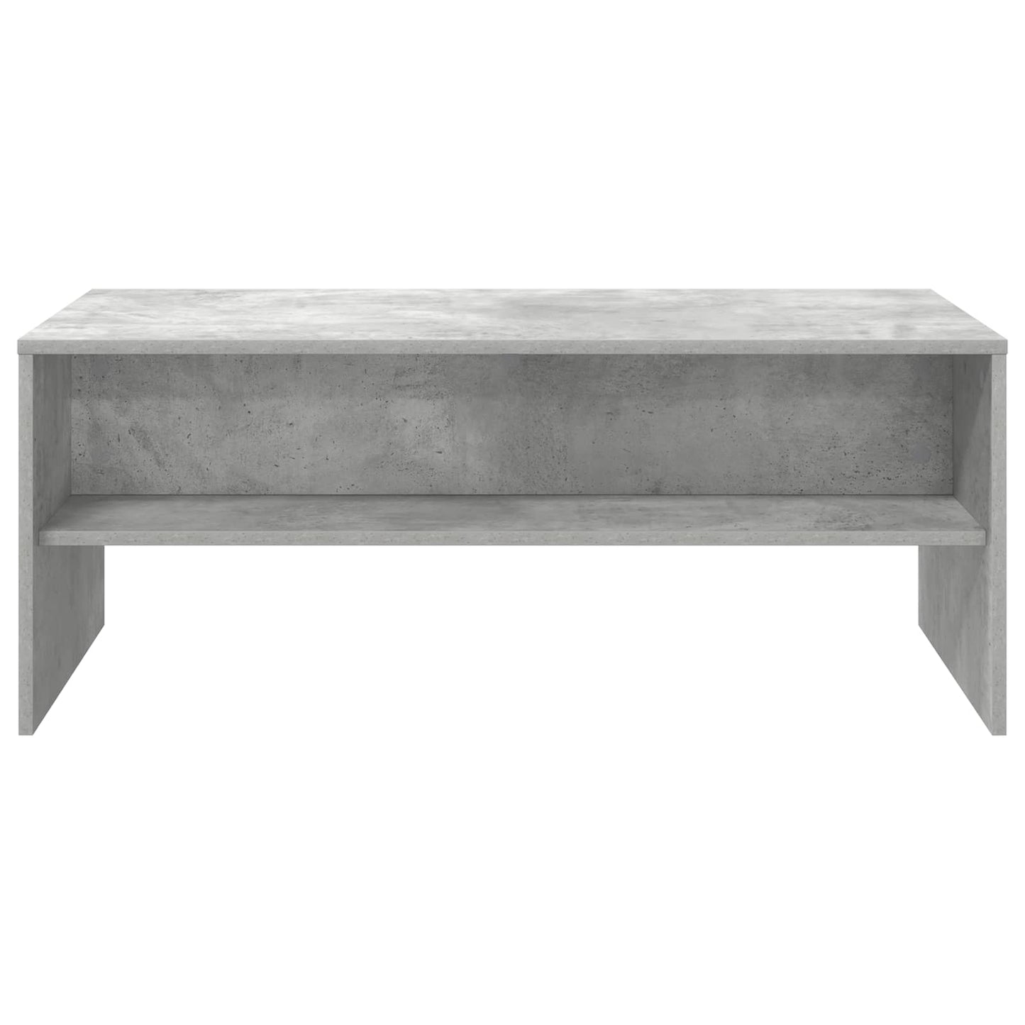 Salontafel Beton Grijs 100 x 50 x 40 cm Bewerkt hout is nu te koop bij PeponiXL, paradijselijk wonen!