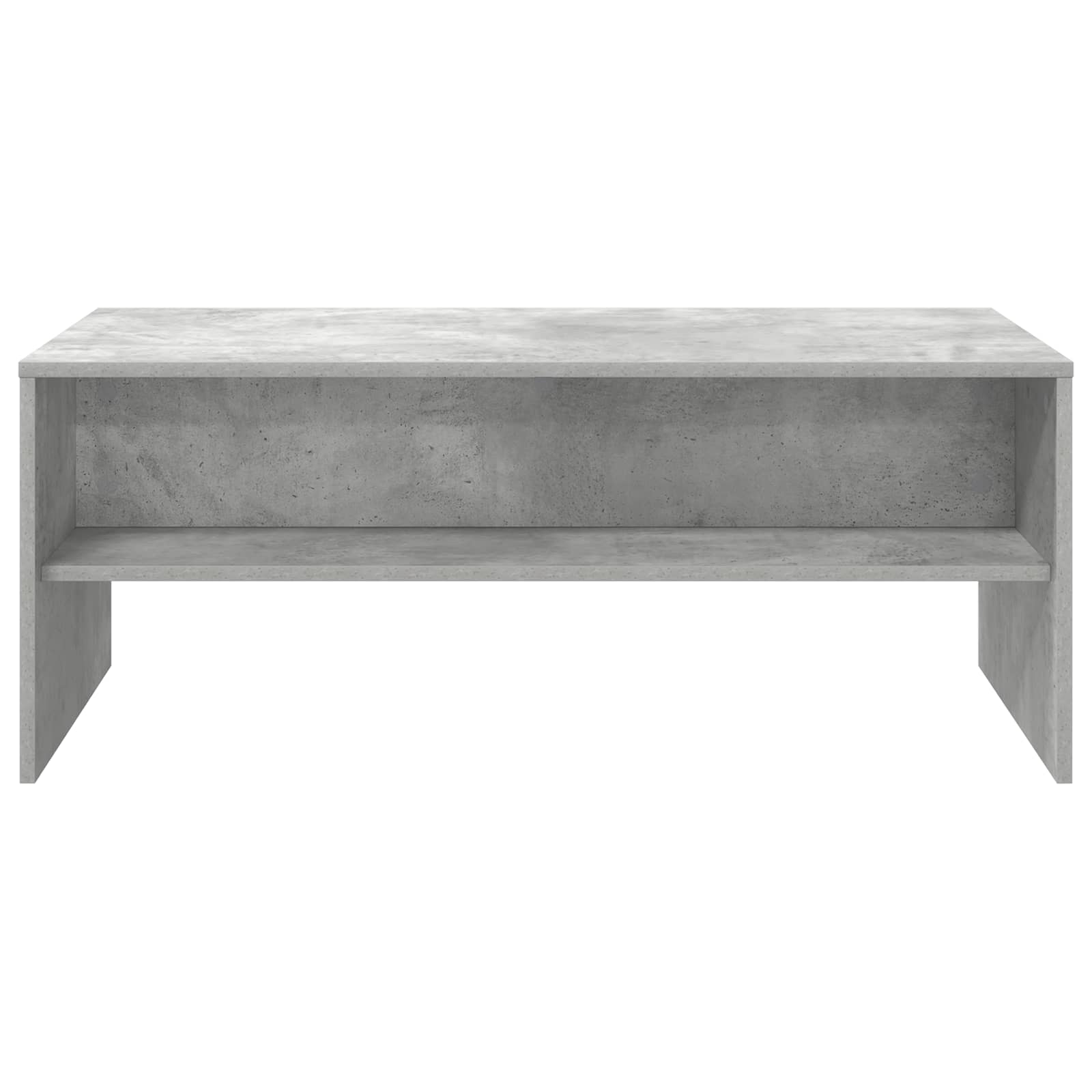 Salontafel Beton Grijs 100 x 50 x 40 cm Bewerkt hout is nu te koop bij PeponiXL, paradijselijk wonen!