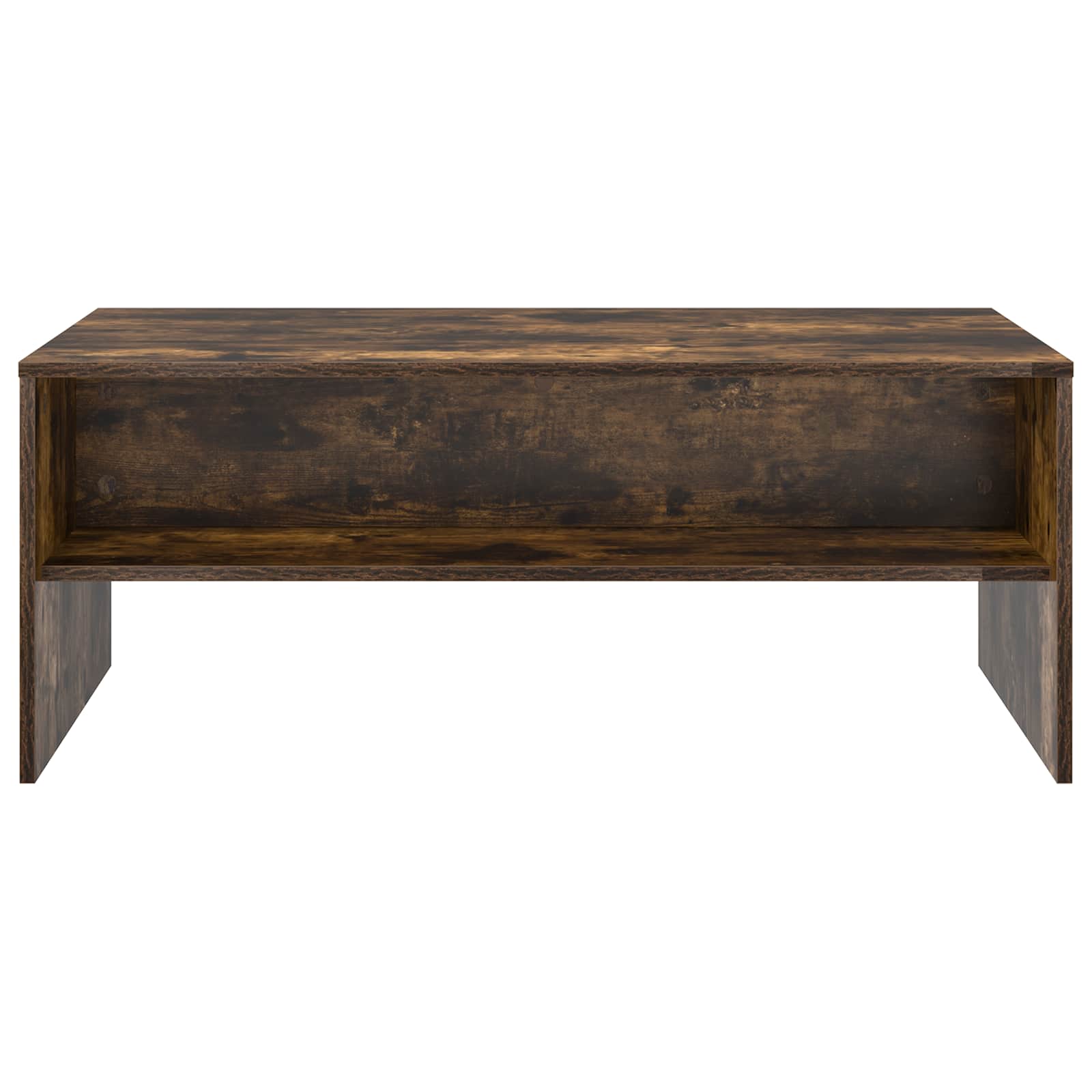 Salontafel Gerookt eiken 100 x 50 x 40 cm Bewerkt hout is nu te koop bij PeponiXL, paradijselijk wonen!