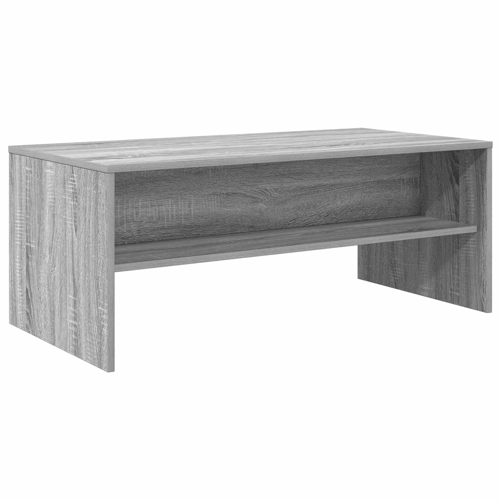 Salontafel Grijs Sonoma 100 x 50 x 40 cm Bewerkt hout is nu te koop bij PeponiXL, paradijselijk wonen!