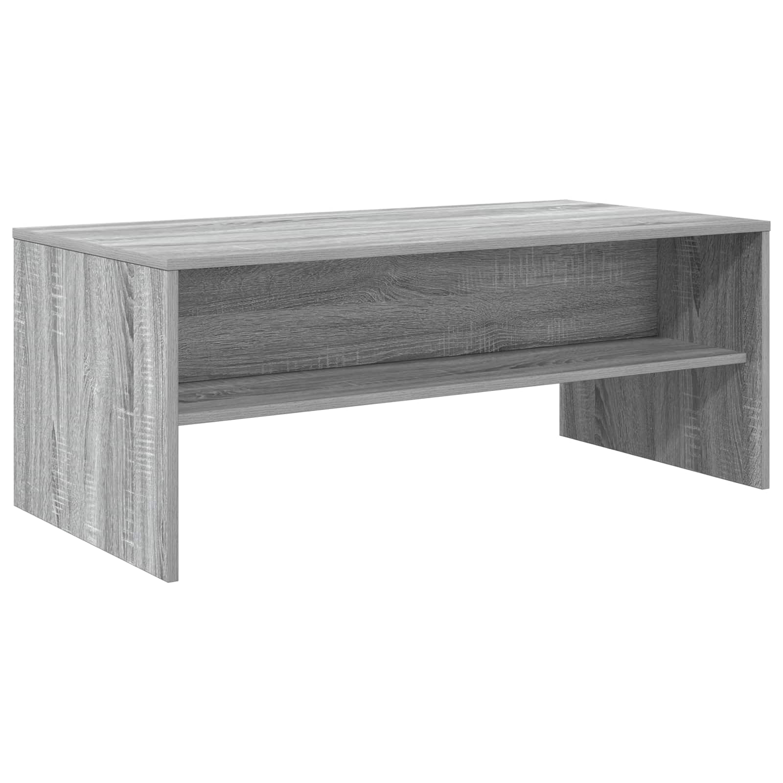 Salontafel Grijs Sonoma 100 x 50 x 40 cm Bewerkt hout is nu te koop bij PeponiXL, paradijselijk wonen!