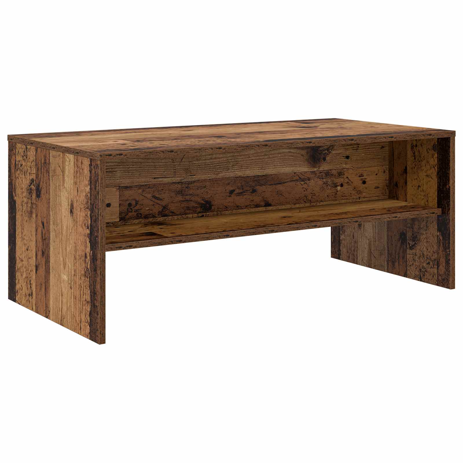 Salontafel Oudhout 100 x 50 x 40 cm Bewerkt hout is nu te koop bij PeponiXL, paradijselijk wonen!
