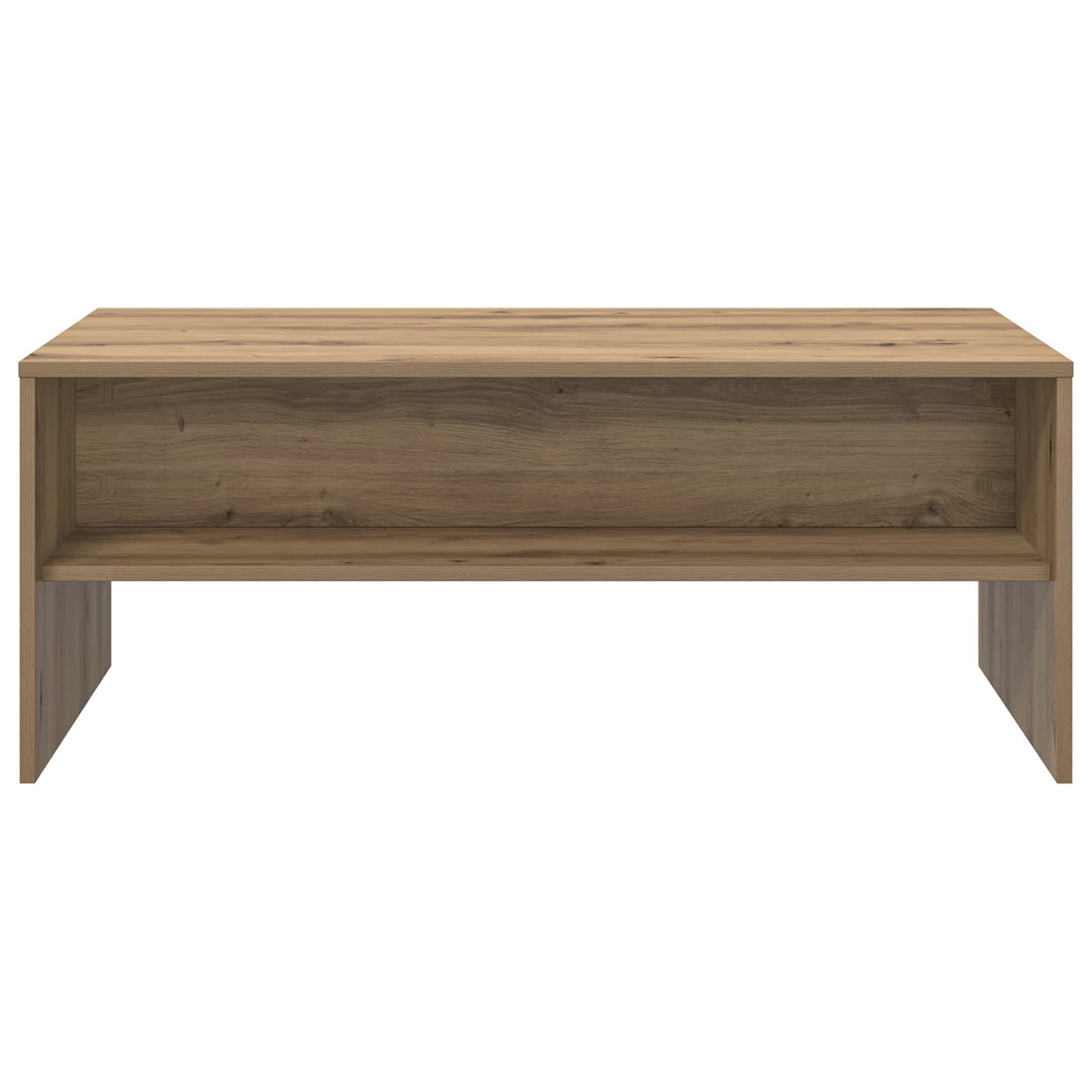 Salontafel Artisan Eiken 100 x 50 x 40 cm Bewerkt hout is nu te koop bij PeponiXL, paradijselijk wonen!