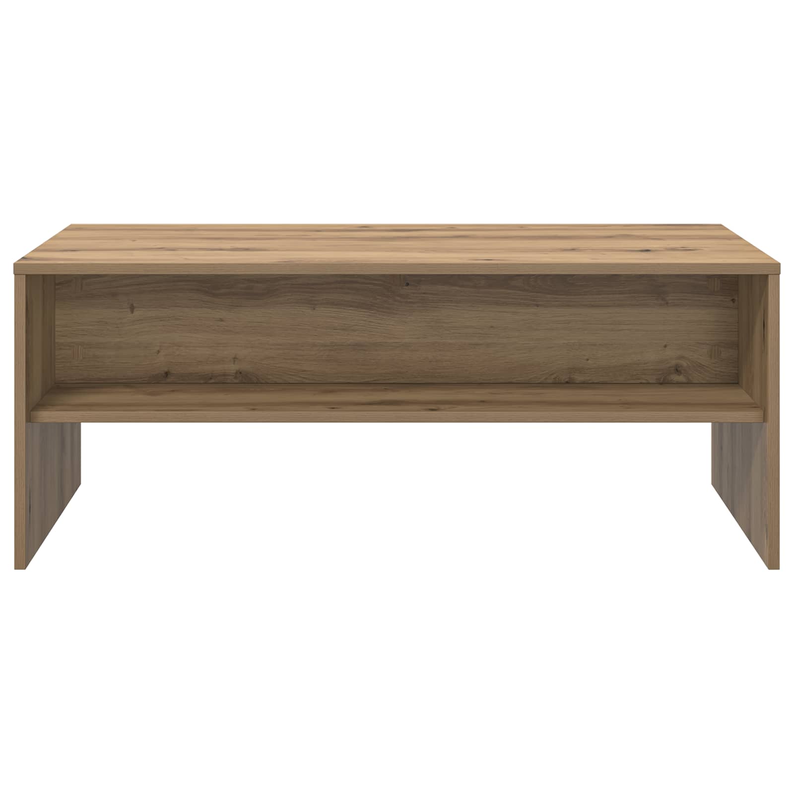 Salontafel Artisan Eiken 100 x 50 x 40 cm Bewerkt hout is nu te koop bij PeponiXL, paradijselijk wonen!