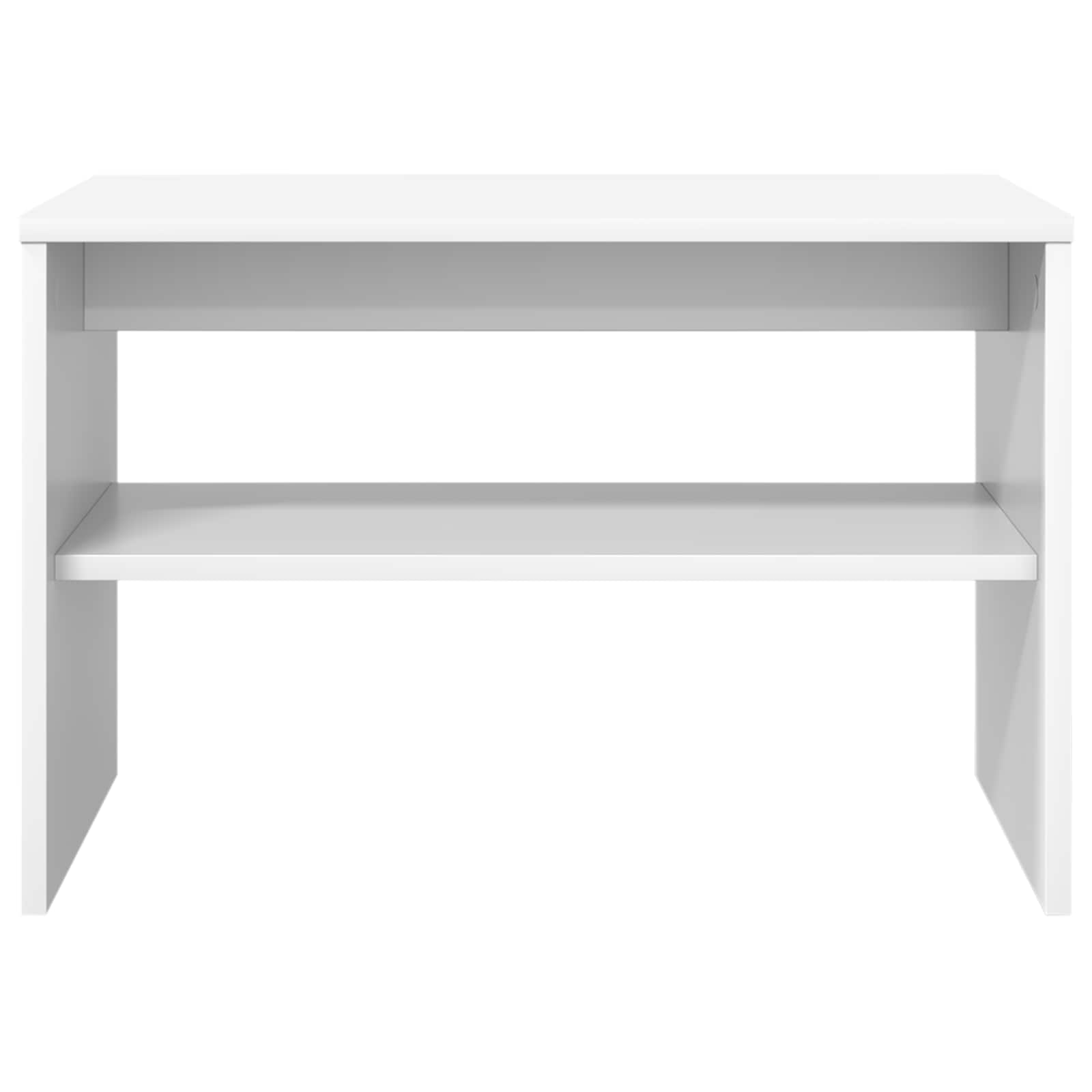 TV-kast Wit 60 x 35 x 40 cm Bewerkt hout is nu te koop bij PeponiXL, paradijselijk wonen!