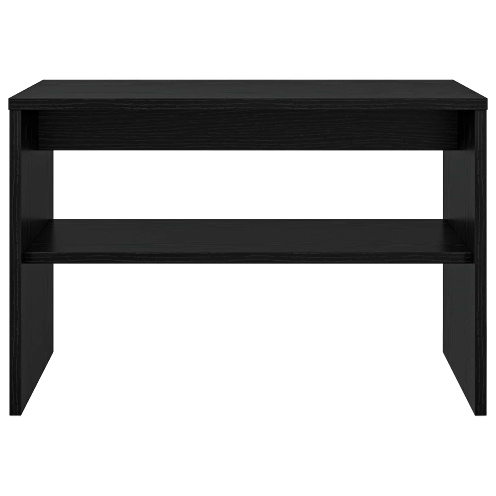 TV-kast Zwart Eiken 60 x 35 x 40 cm Bewerkt hout is nu te koop bij PeponiXL, paradijselijk wonen!