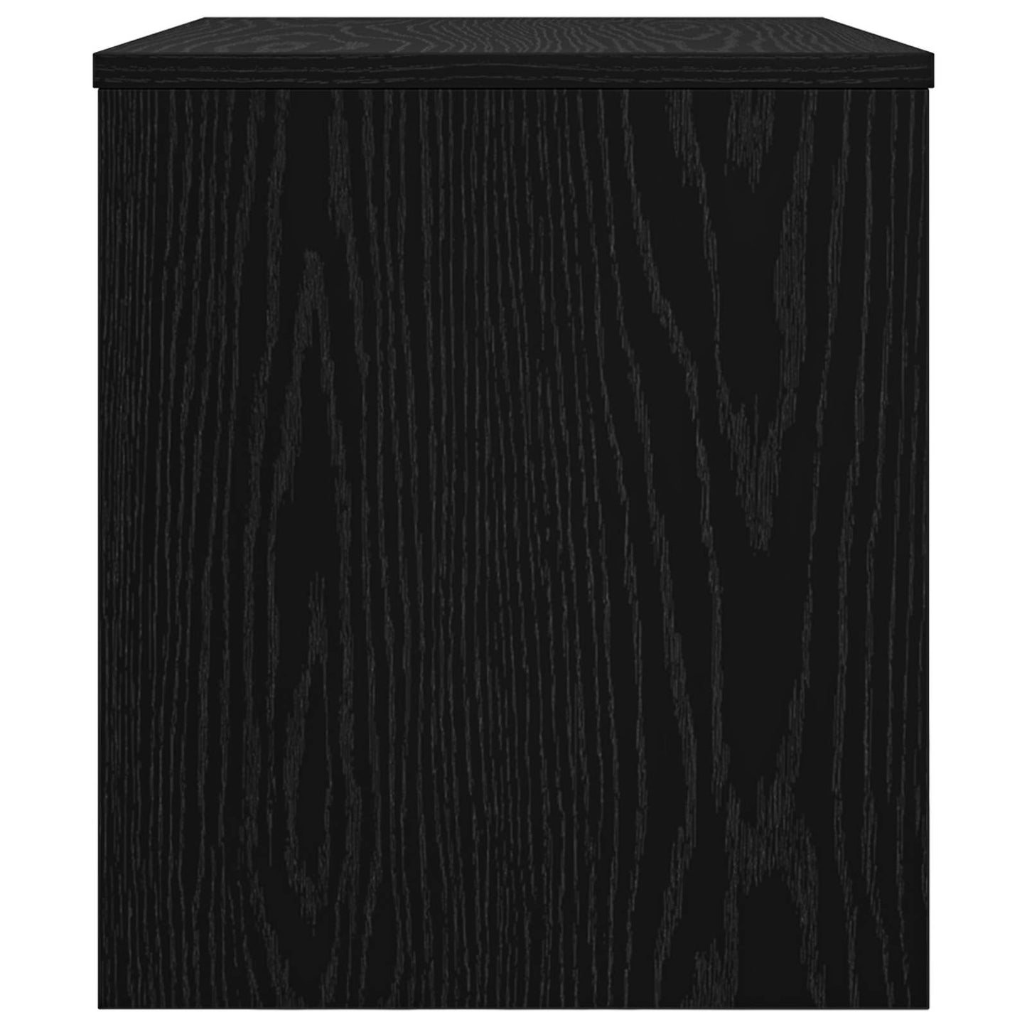 TV-kast Zwart Eiken 60 x 35 x 40 cm Bewerkt hout is nu te koop bij PeponiXL, paradijselijk wonen!