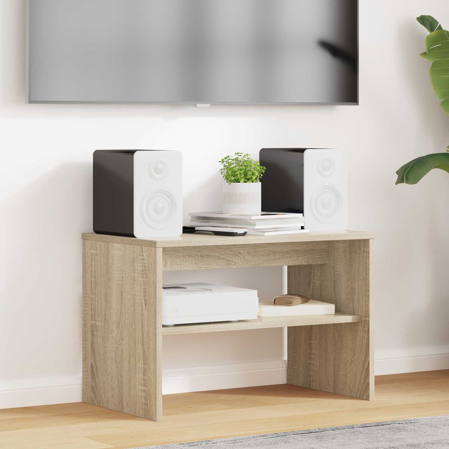 TV-kast Sonoma Eiken 60 x 35 x 40 cm Bewerkt hout is nu te koop bij PeponiXL, paradijselijk wonen!