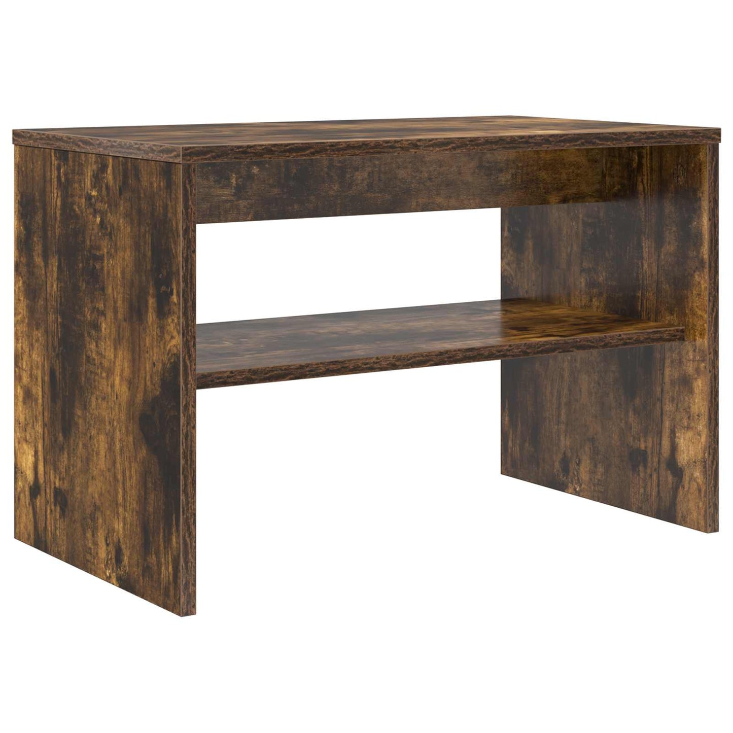 TV-kast Gerookt eiken 60 x 35 x 40 cm Bewerkt hout is nu te koop bij PeponiXL, paradijselijk wonen!
