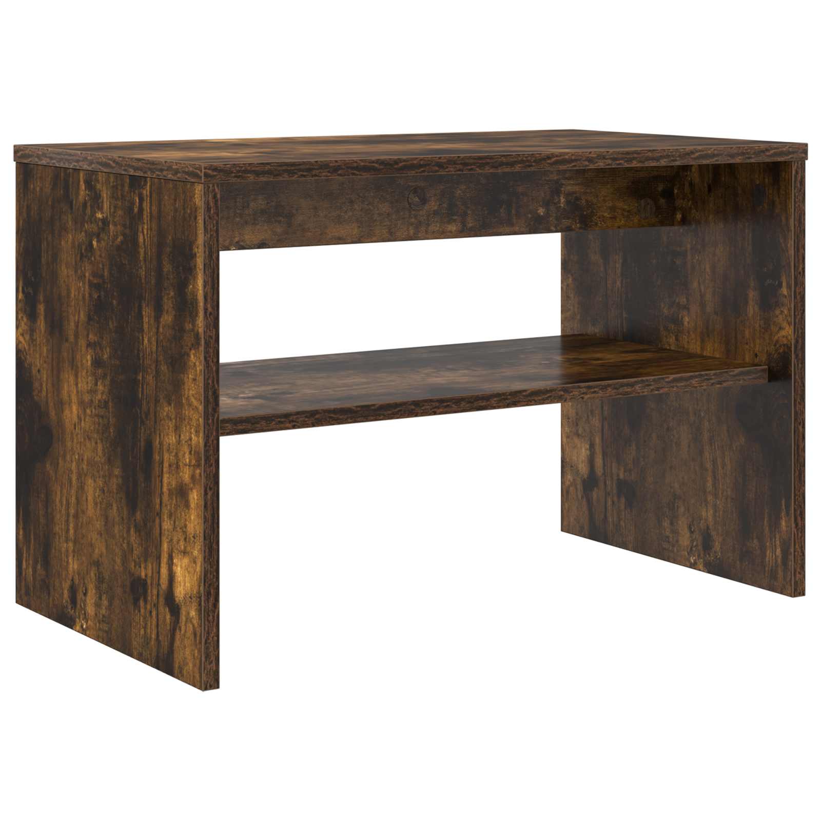 TV-kast Gerookt eiken 60 x 35 x 40 cm Bewerkt hout is nu te koop bij PeponiXL, paradijselijk wonen!