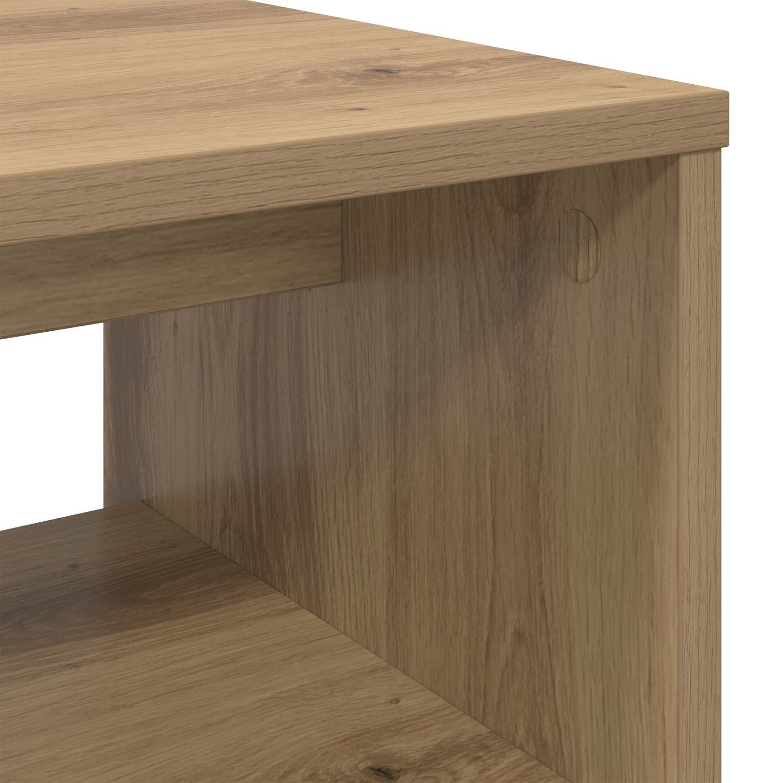 TV-kast Artisan Eiken 60 x 35 x 40 cm Bewerkt hout is nu te koop bij PeponiXL, paradijselijk wonen!