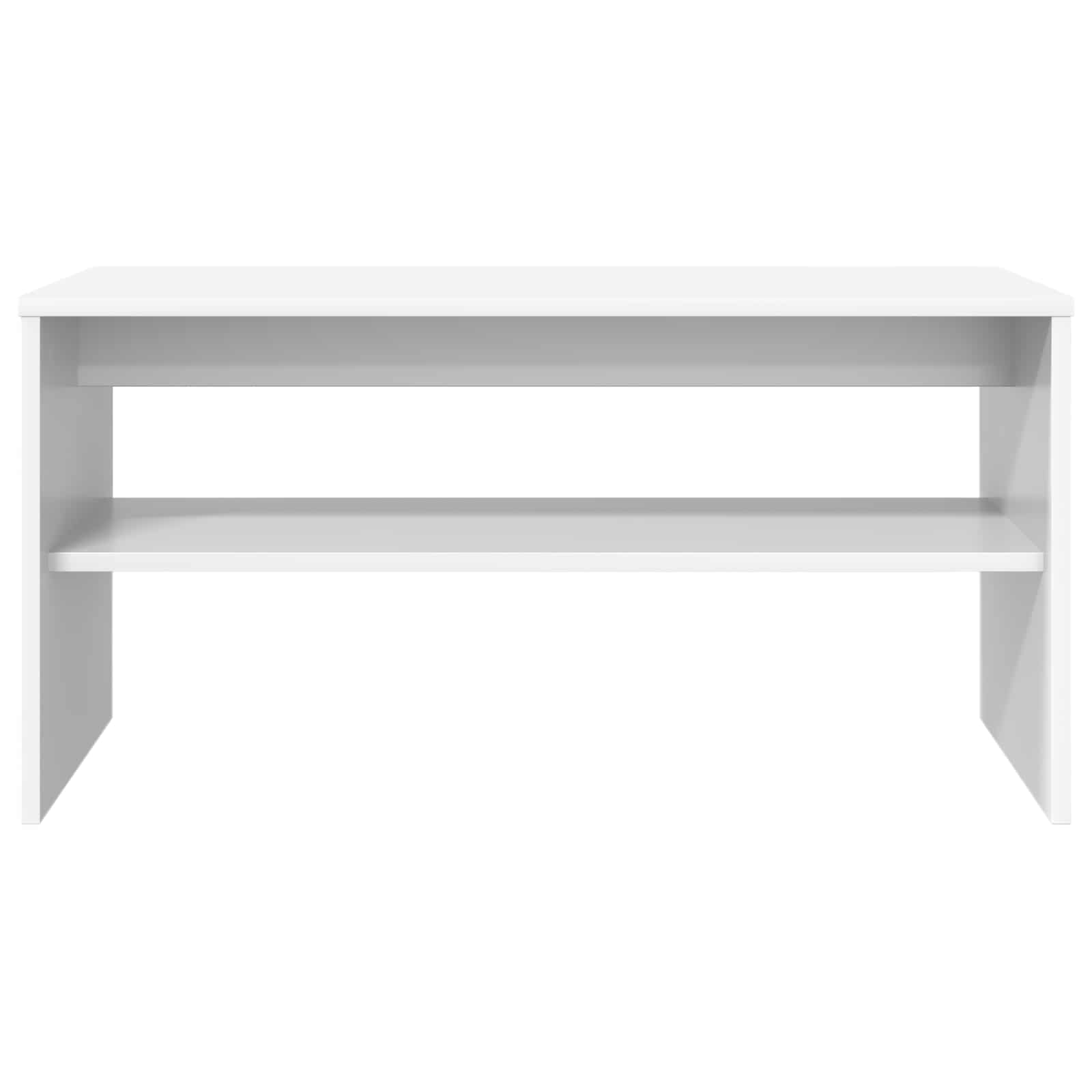 TV-kast Wit 80 x 35 x 40 cm Bewerkt hout is nu te koop bij PeponiXL, paradijselijk wonen!