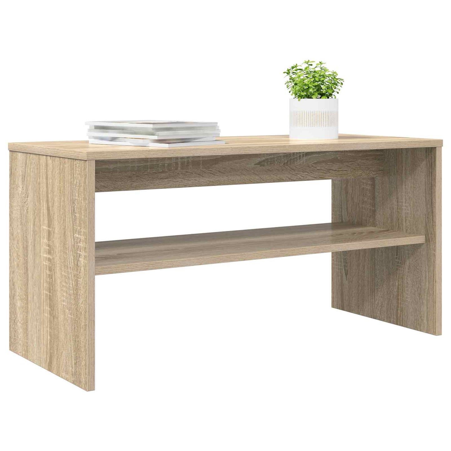 TV-kast Sonoma Eiken 80 x 35 x 40 cm Bewerkt hout is nu te koop bij PeponiXL, paradijselijk wonen!