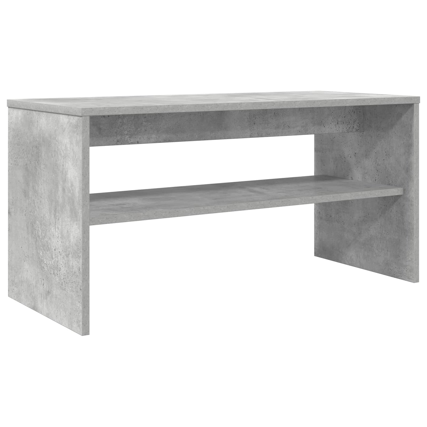TV-kast Beton Grijs 80 x 35 x 40 cm Bewerkt hout is nu te koop bij PeponiXL, paradijselijk wonen!
