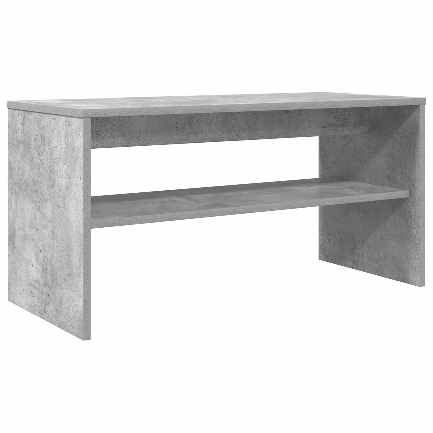TV-kast Beton Grijs 80 x 35 x 40 cm Bewerkt hout is nu te koop bij PeponiXL, paradijselijk wonen!
