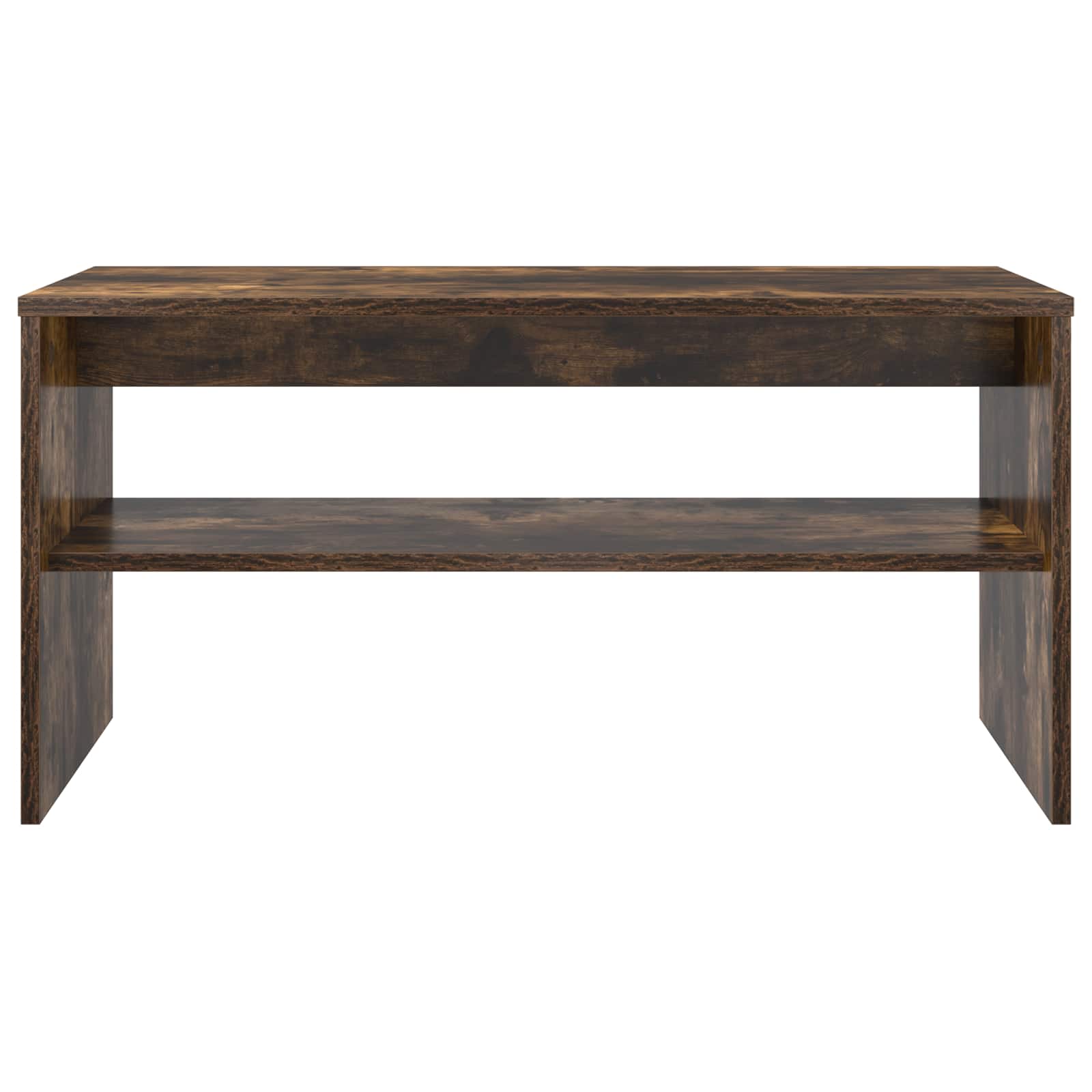 TV-kast Gerookt eiken 80 x 35 x 40 cm Bewerkt hout is nu te koop bij PeponiXL, paradijselijk wonen!