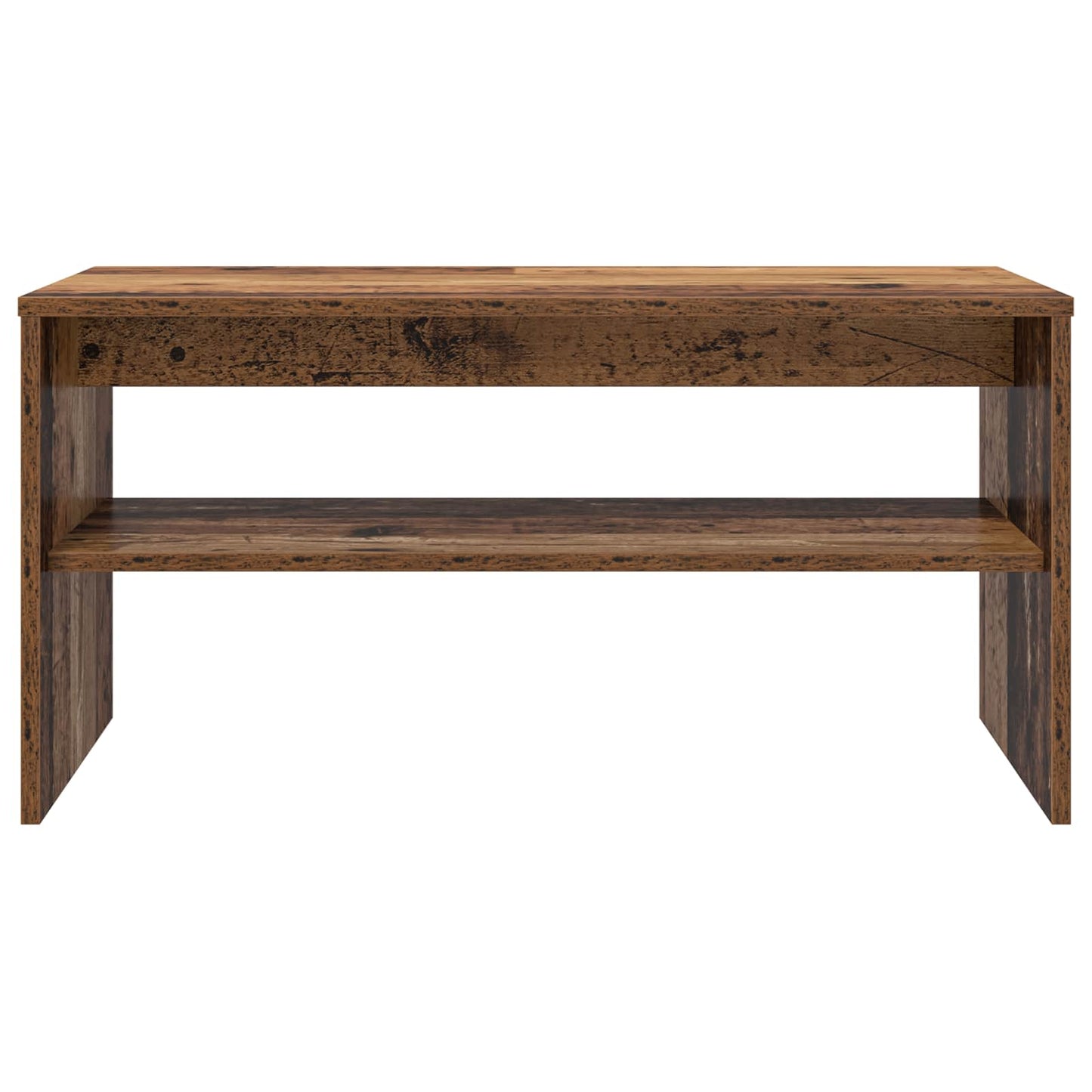 TV-kast Oudhout 80 x 35 x 40 cm Bewerkt hout is nu te koop bij PeponiXL, paradijselijk wonen!